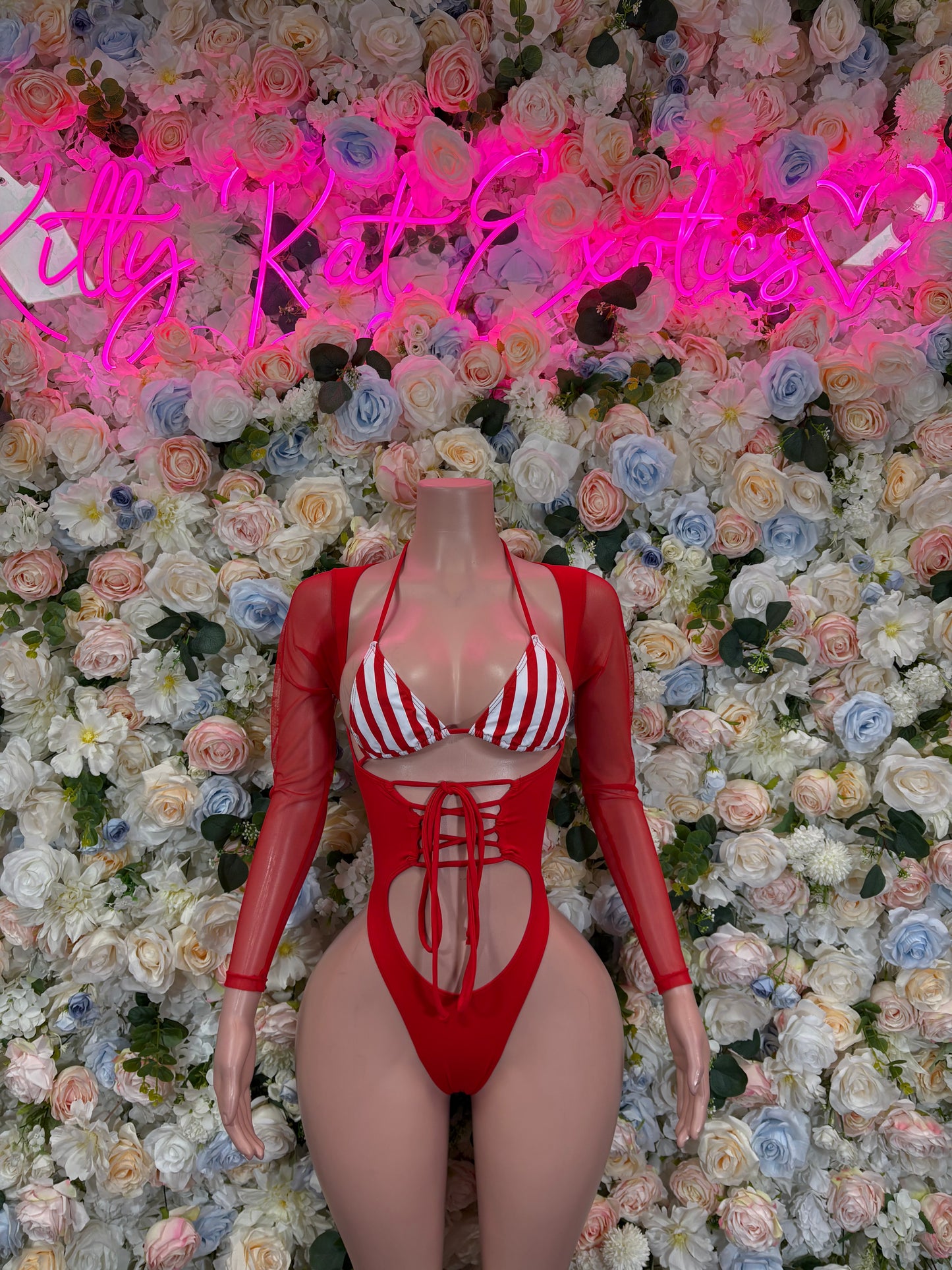 Bottlegirl Outfit Christmas Sexy Santa Bodysuit  Costume Santa Baby Outfit Bartender Dancewear