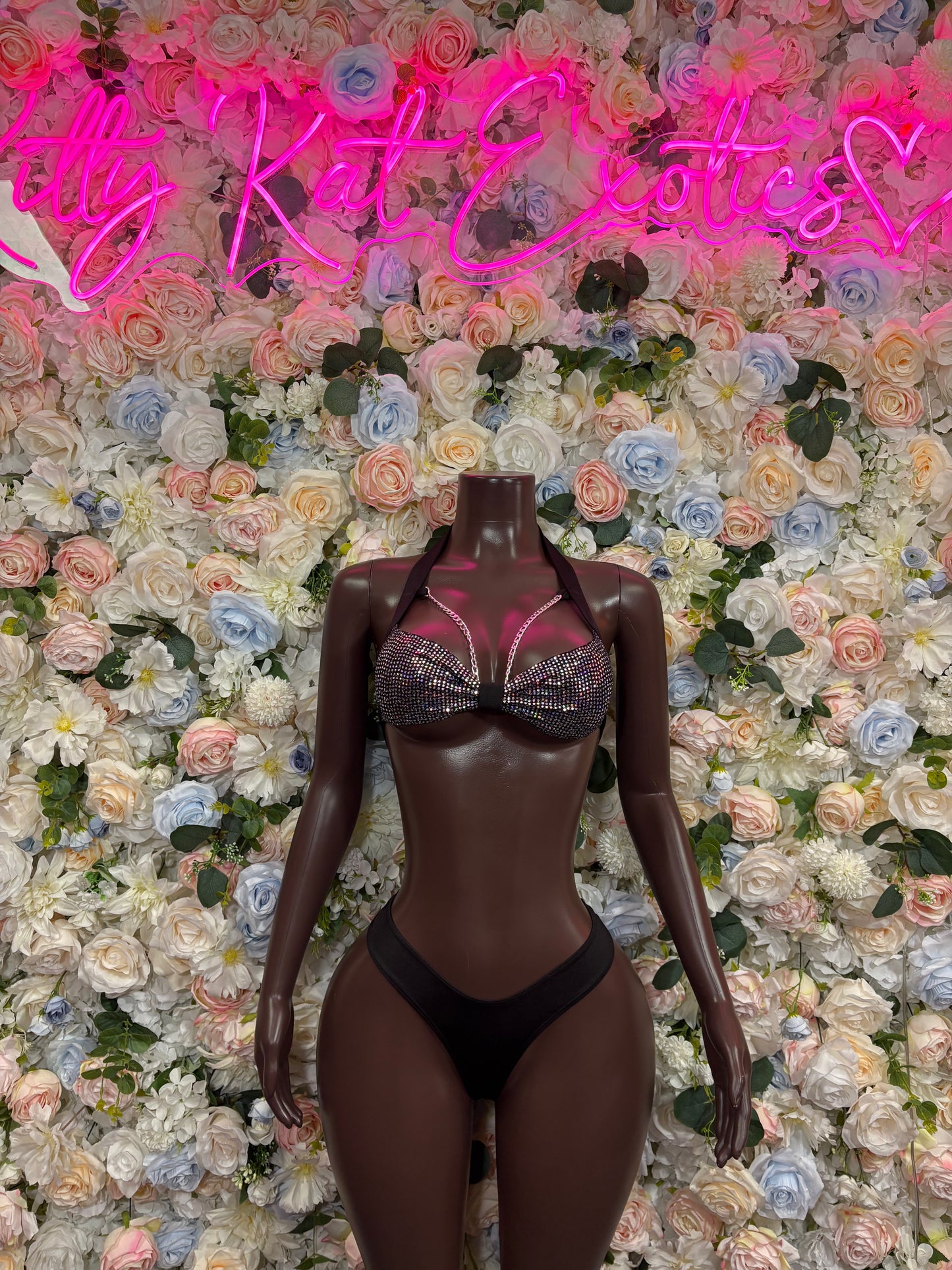Black Two Piece Set Festival Outfit Dancewear Clubwear Ravewear