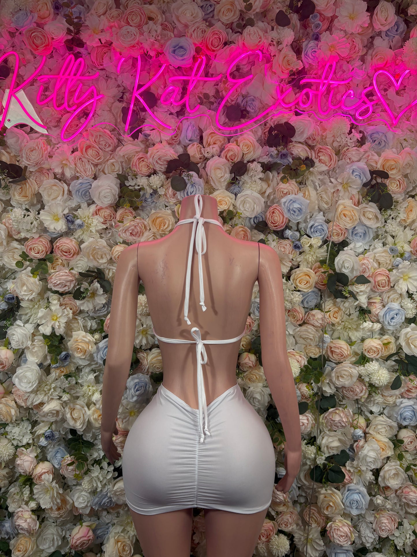 Exotic Dancewear Outfit White Dress Clubwear Festival Outfit EDM Party Dress Sexy White Bodycon Womens Dress