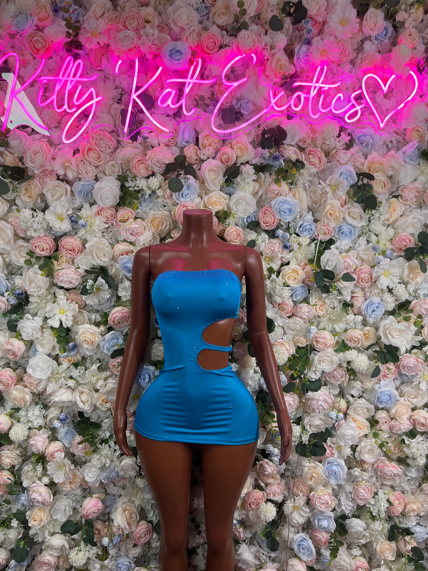 Turquoise Dress Exotic Dancewear