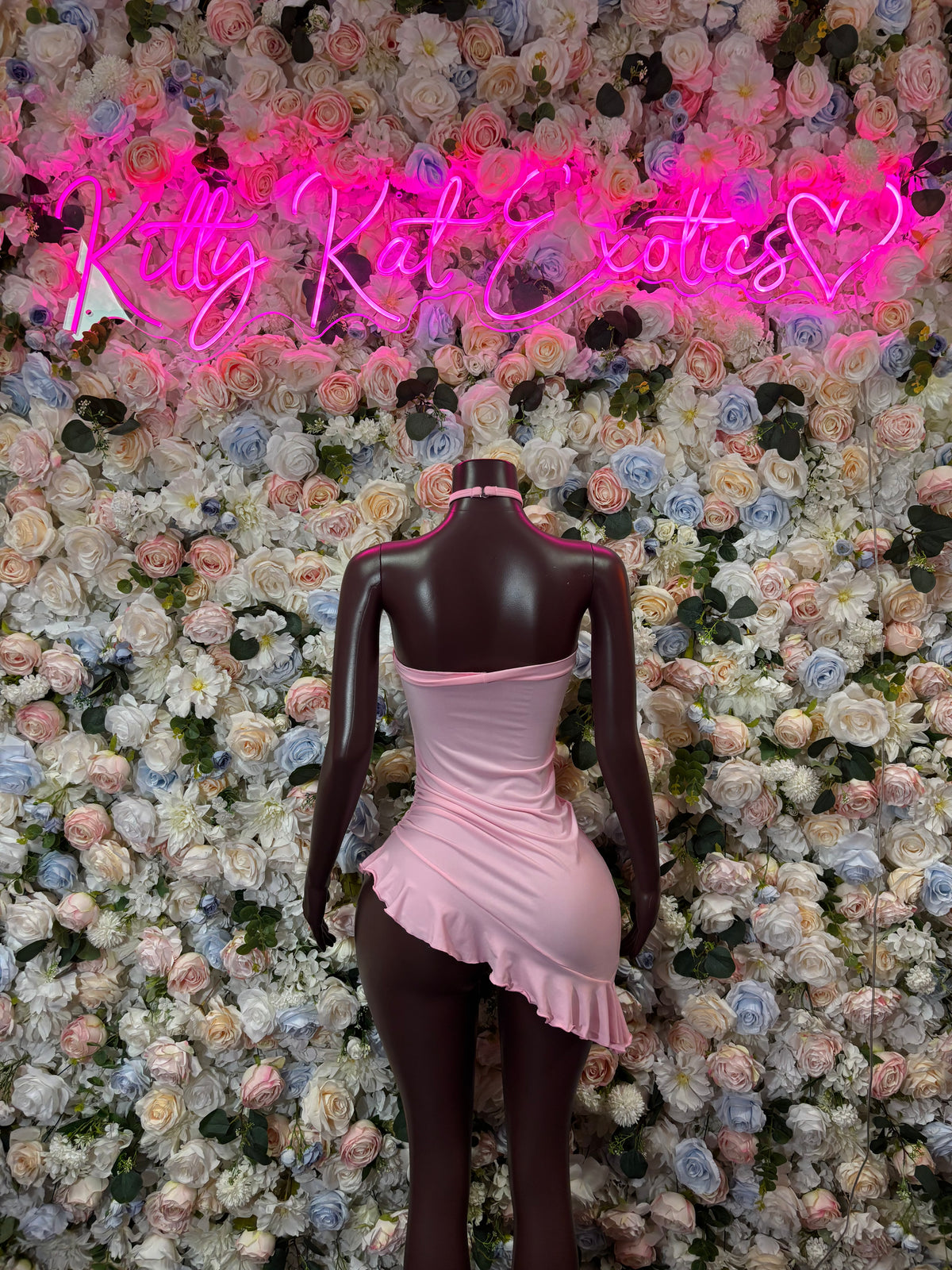 Baby Pink Dress - Exotic Dancewear Rave Outfit, Clubwear