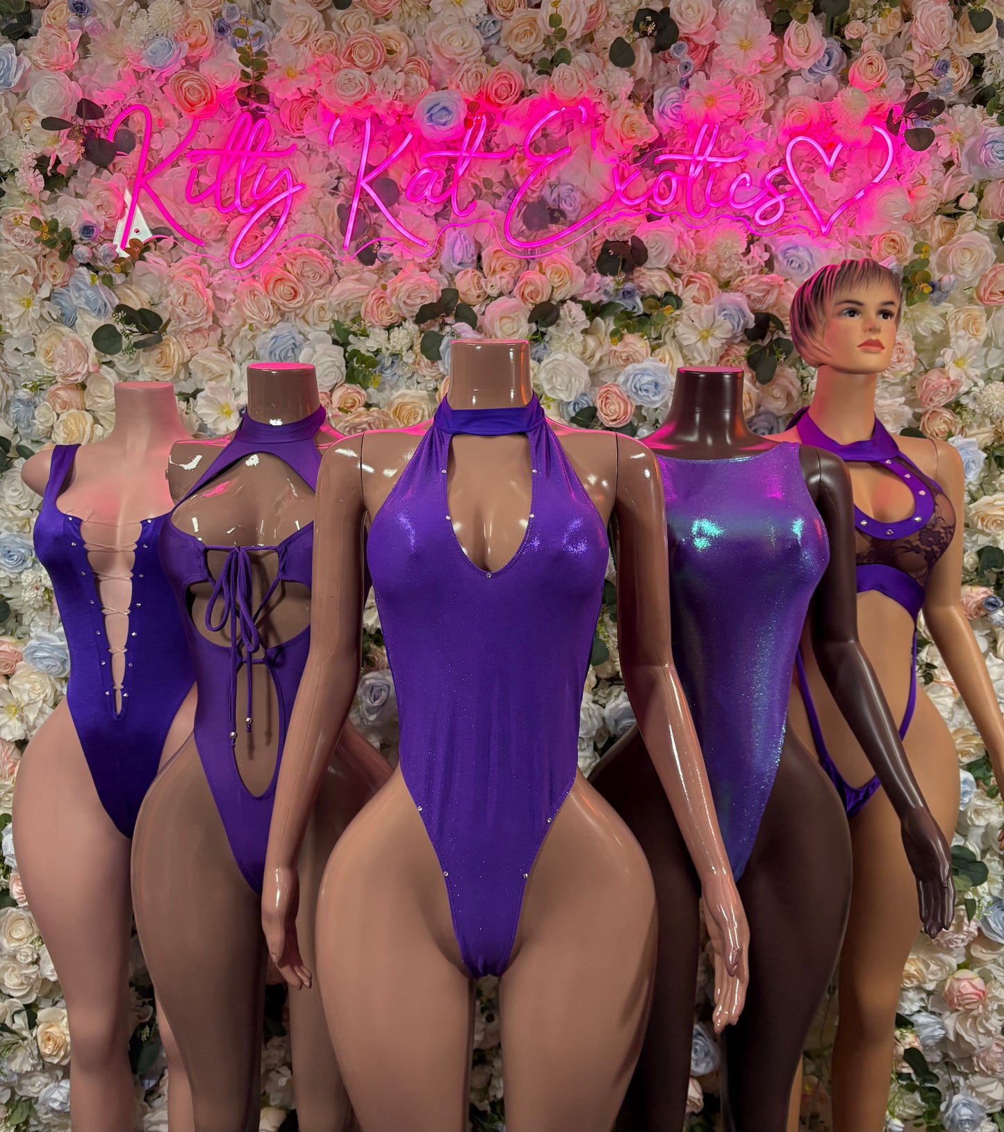 One-Piece Purple Bodysuit  Exotic Dancewear, Ravewear for Performers, Raves | Bottlegirl Outfits