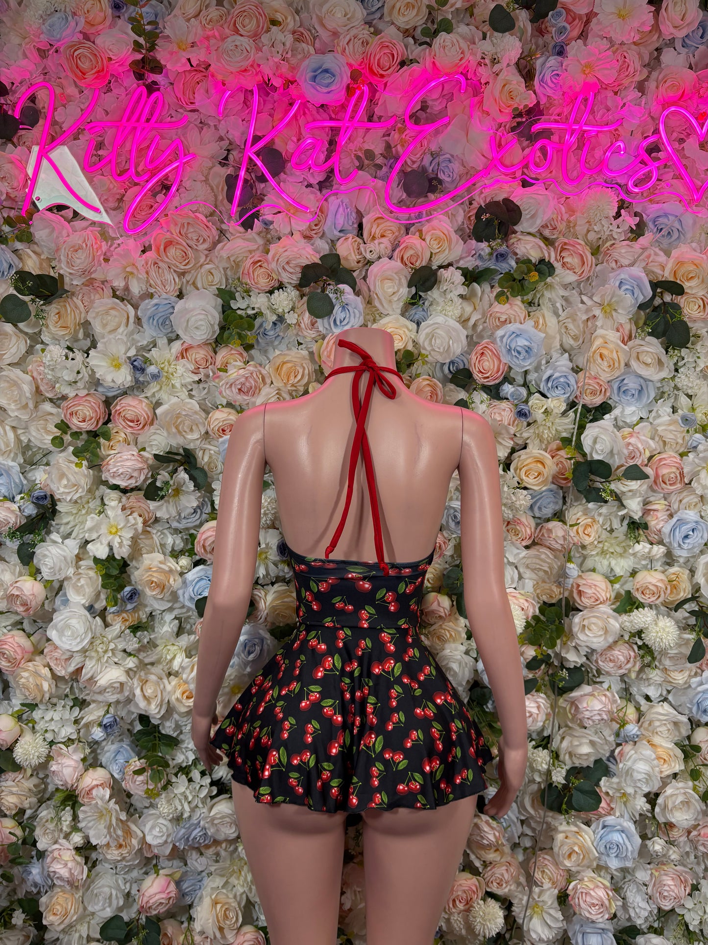 Rose Print Dress -  Exotic Dancewear