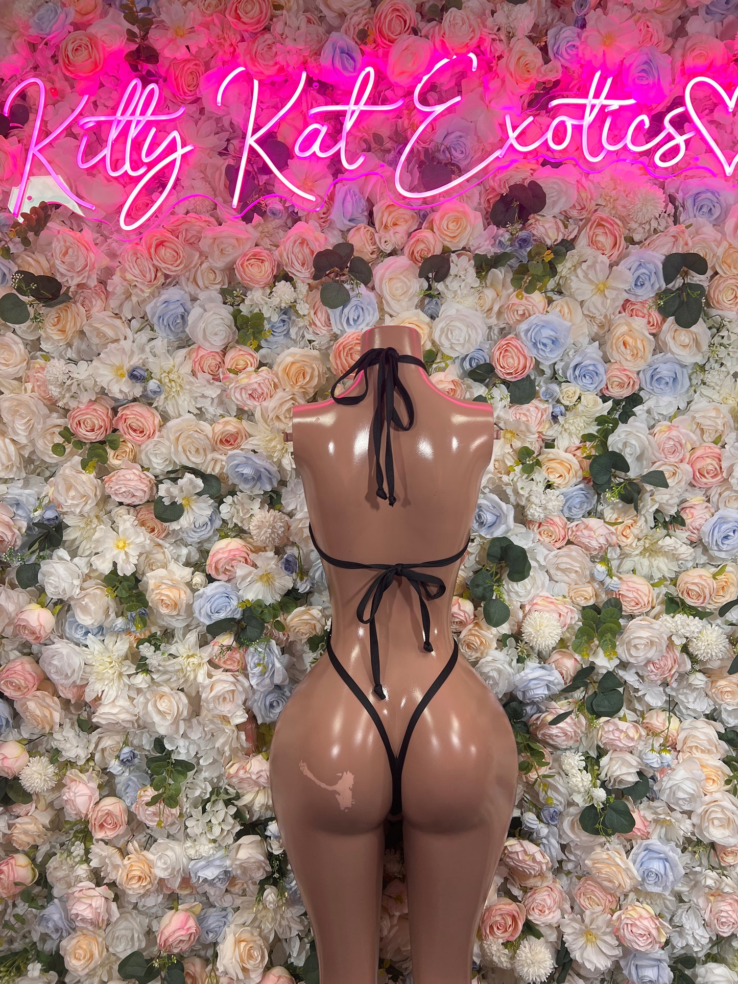 Dark Holographic Metallic O-Ring Cutout Bodysuit Studded High Cut Rave Festival Exotic