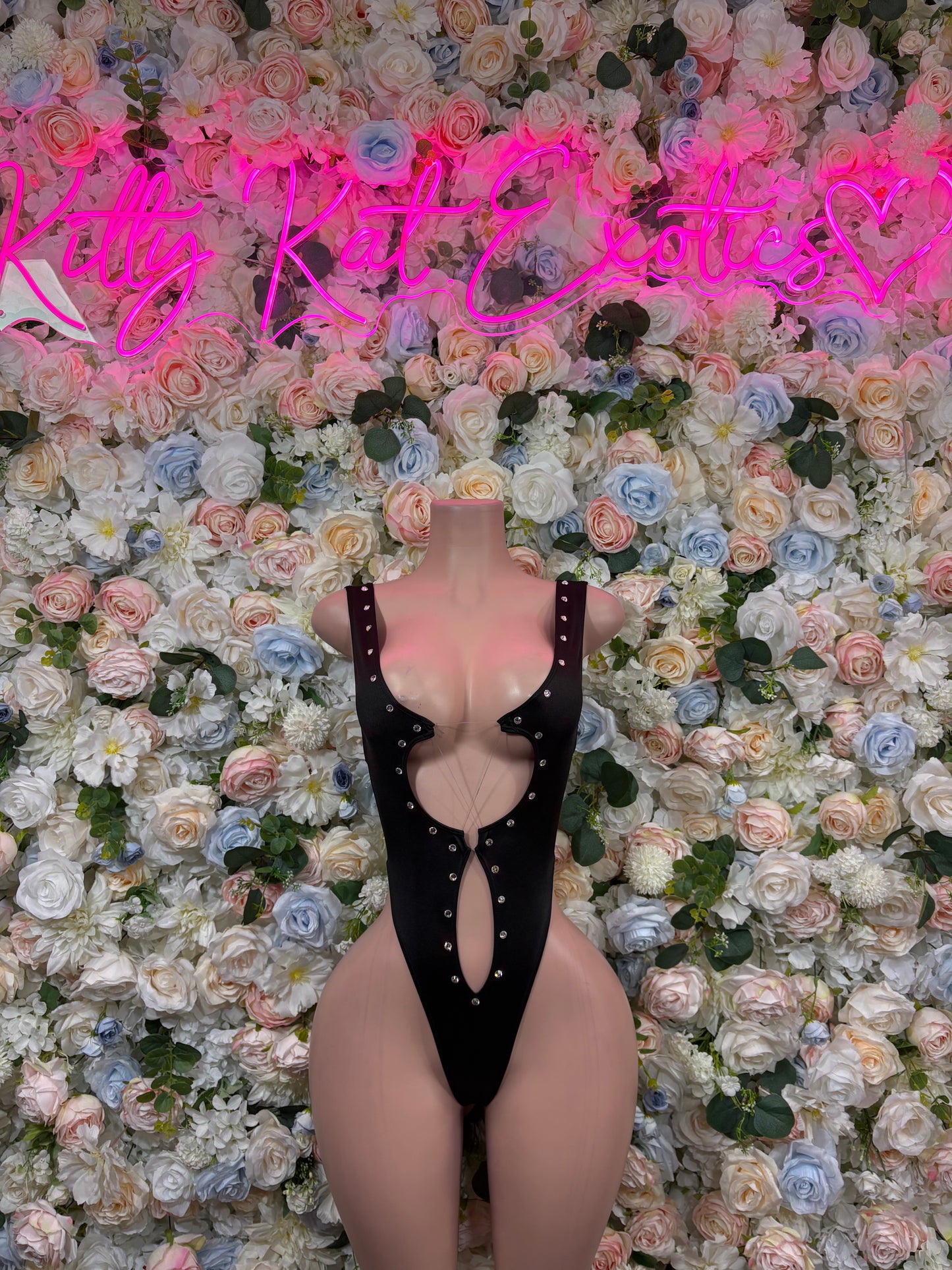 Black Bodysuit  - One Piece Bartender Outfit