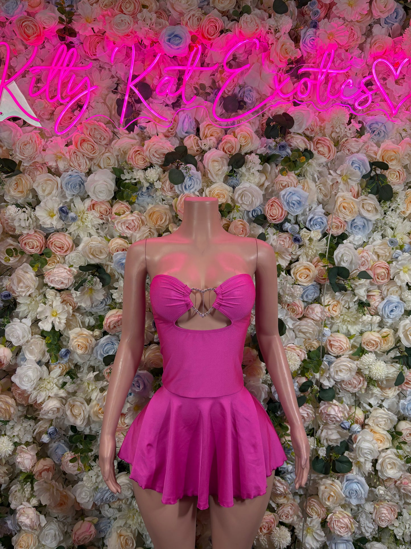 Pink Dress Exotic Dancewear