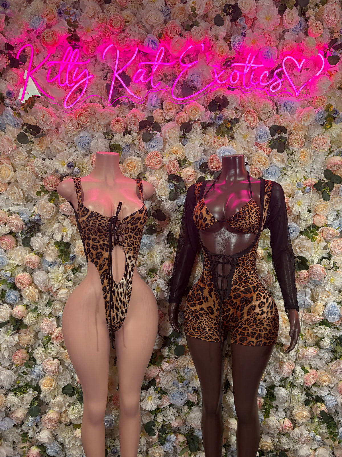 Leopard Print Bottle Girl Bodysuit – Rave & Festival Outfit