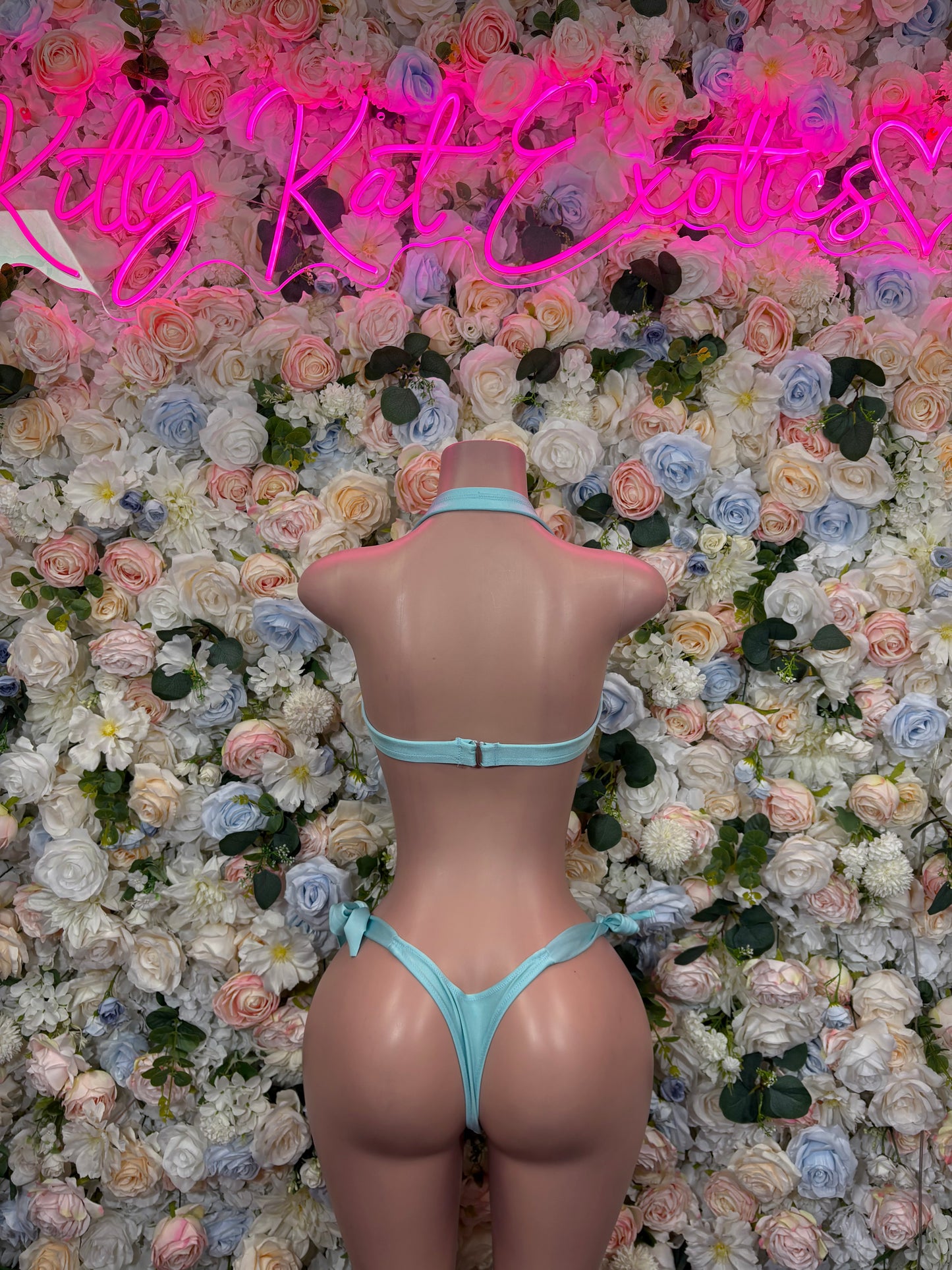 Baby Blue Lace Bikini Lingerie – Rave, Festival, Clubwear, Exotic Dancewear