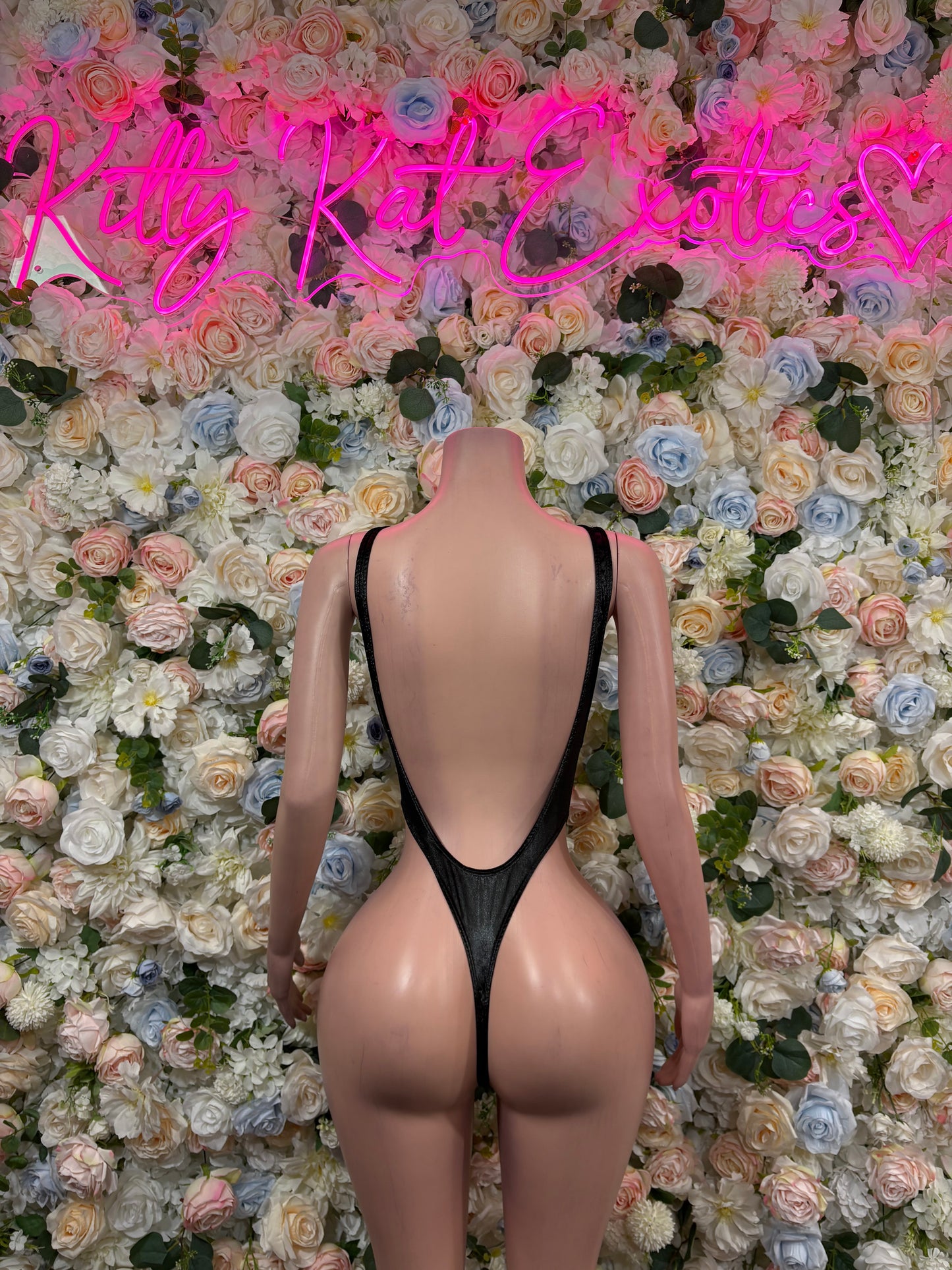 Black Bodysuit  - One Piece Bartender Outfit
