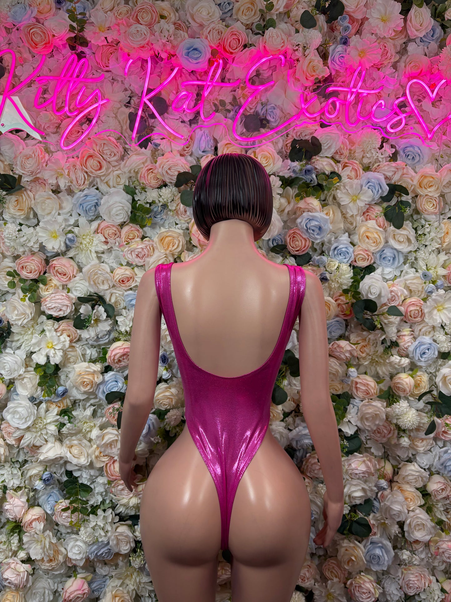 Pink Bodysuit Exotic Dancewear