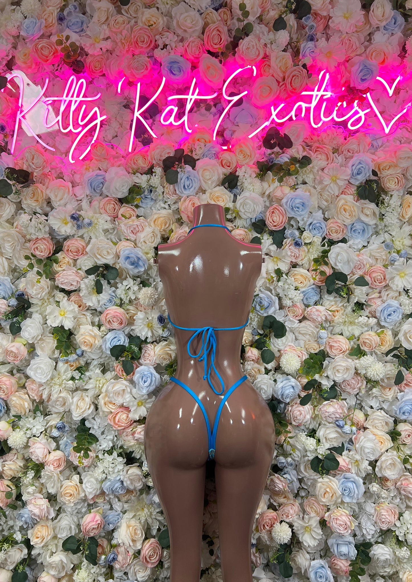 Rave wear Aqua Cheetah Two Piece Outfit, Bartender Uniform, Rave Festival Wear, Exotic Dancewear, Clubwear Costume, Waitress Set