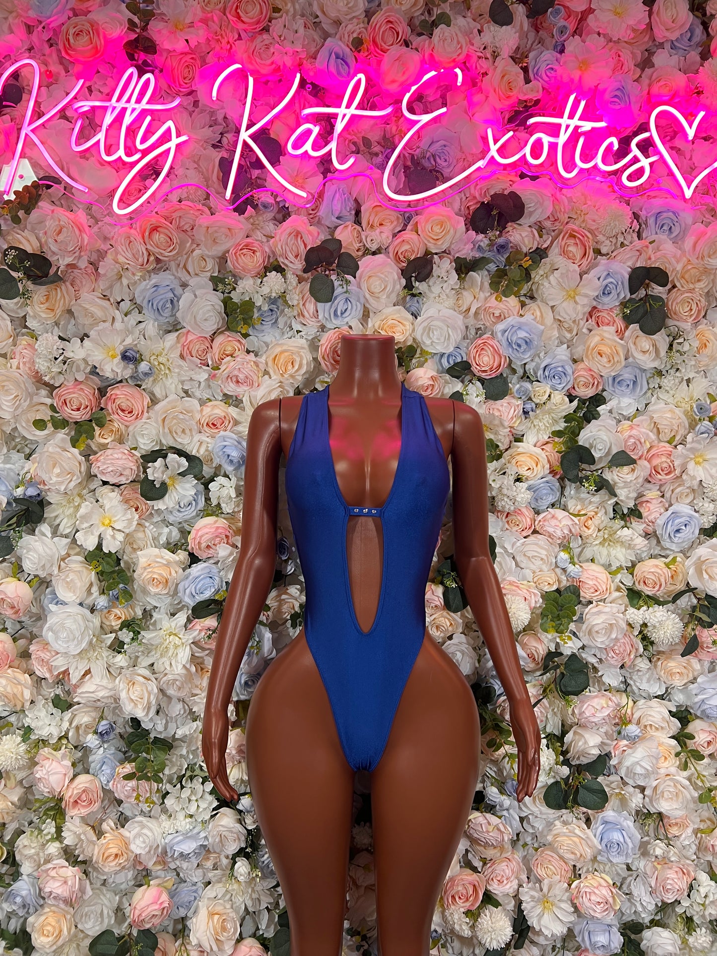 Ravewear One-Piece Blue Bodysuit - Festival Outfit,  Party Costume, Glitter Dancewear, Boho Clubwear