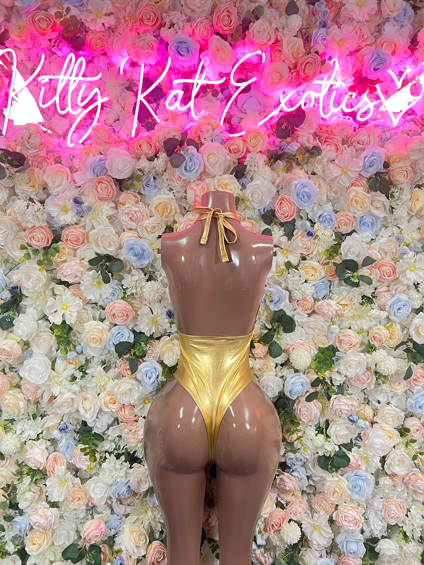 New Years Gold Metallic Bodysuit One Piece Women – New Year’s Eve Outfit, Exotic Dancewear, Stage Performance Costume