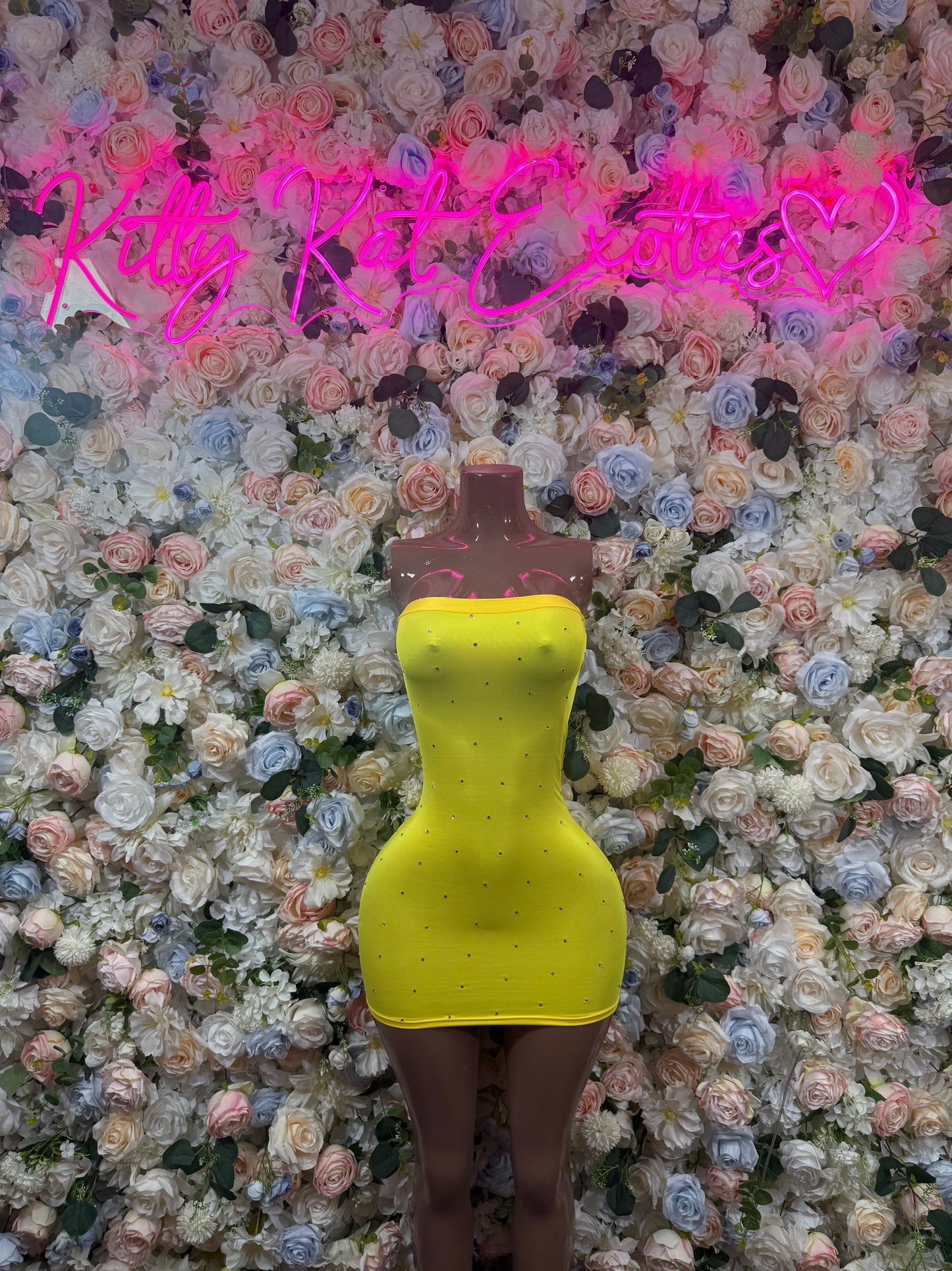 Women’s Yellow Dress   – Exotic Dancewear