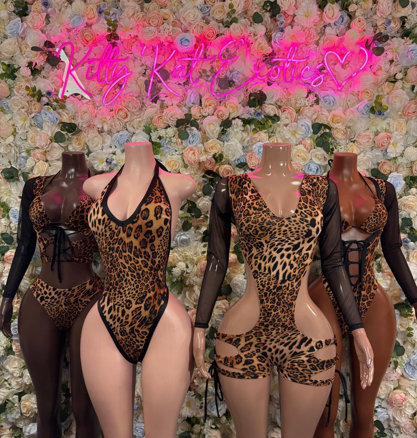 Leopard Print Bottlegirl Bodysuit