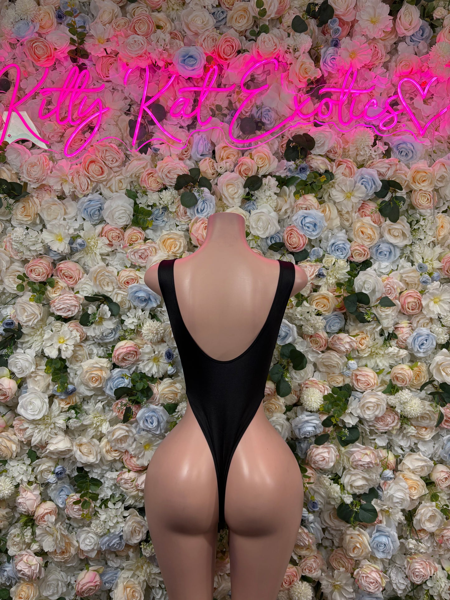 Black Bodysuit  - One Piece Bartender Outfit