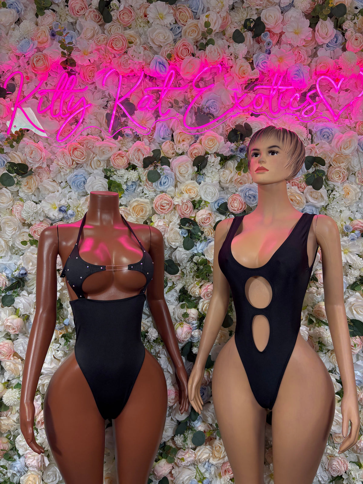 Black One Piece Slingshot Bodysuit, Exotic Dancewear, Rave Outfit, Clubwear
