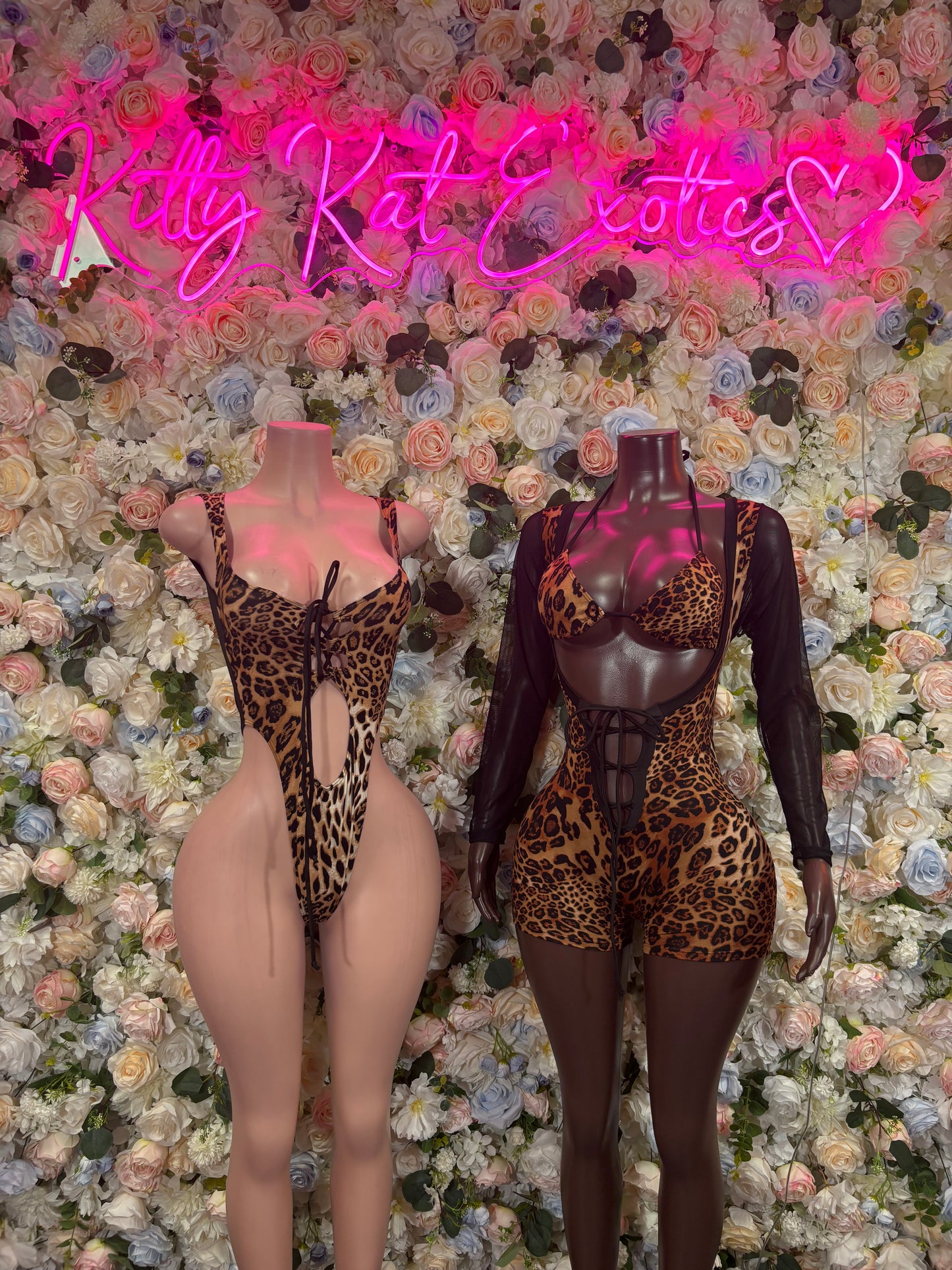 Leopard Print Bottle Girl Bodysuit – Rave & Festival Outfit