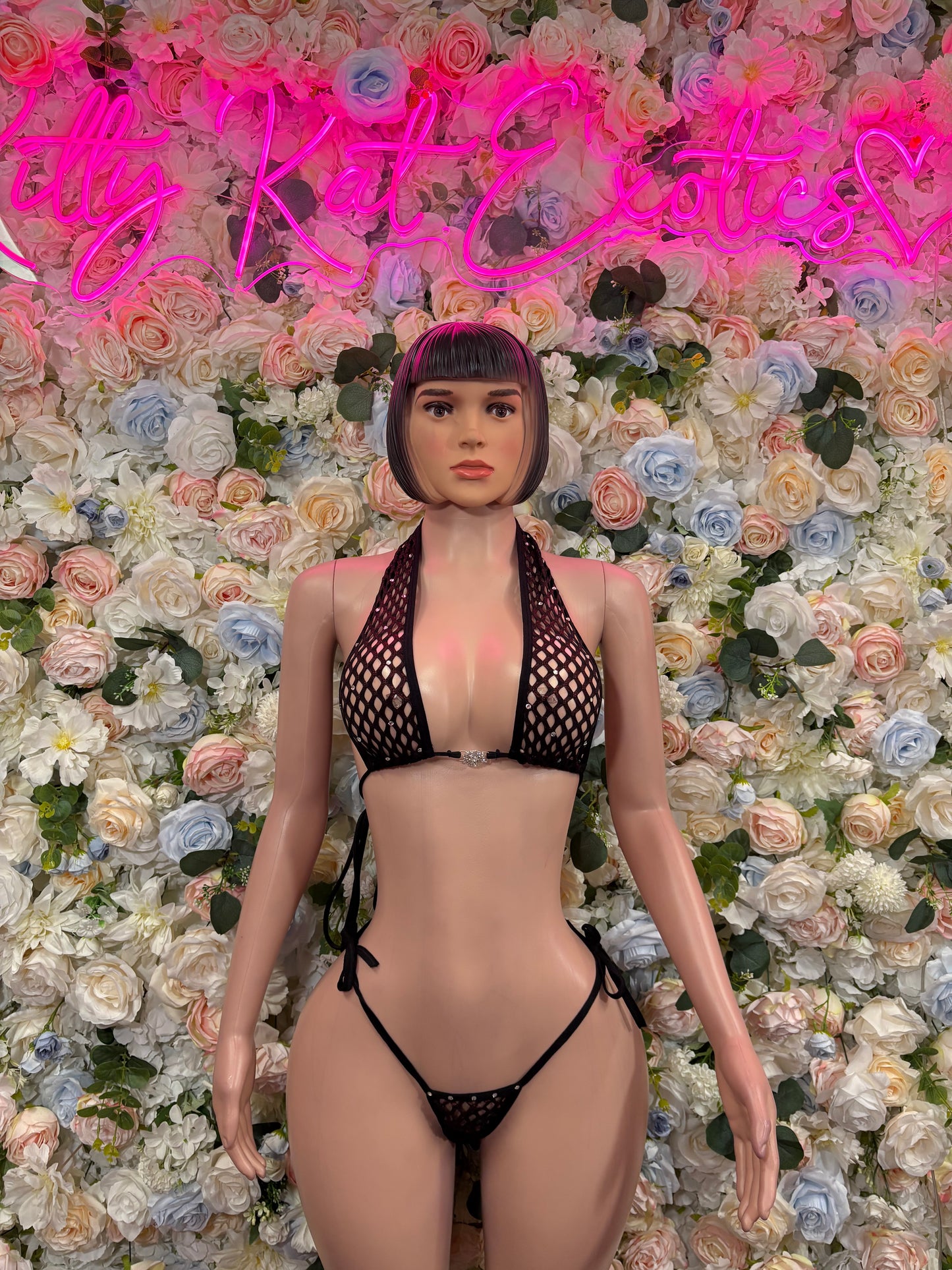 Black Two Piece Set Festival Outfit Dancewear Clubwear Ravewear