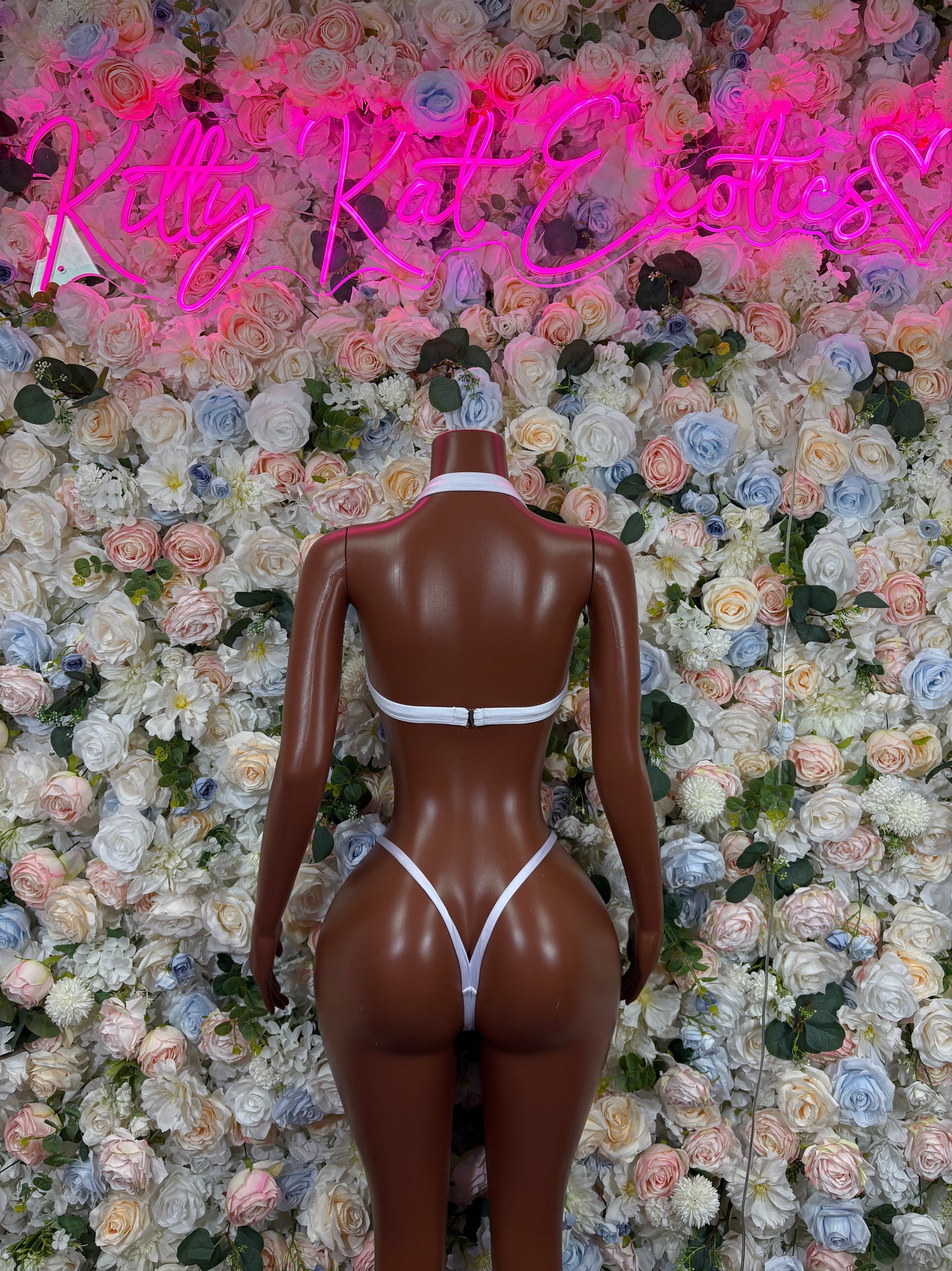 Summer White Bikini Two-Piece Set Rave Oufit– Exotic Dance & Rave wear Clothing