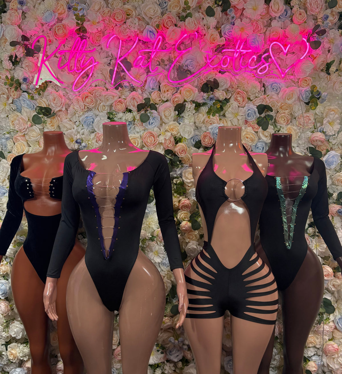 Black Velvet Bottlegirl Bodysuit Bartender One Piece Outfit Clubwear VIP Bottle Service Uniform Sexy Romper