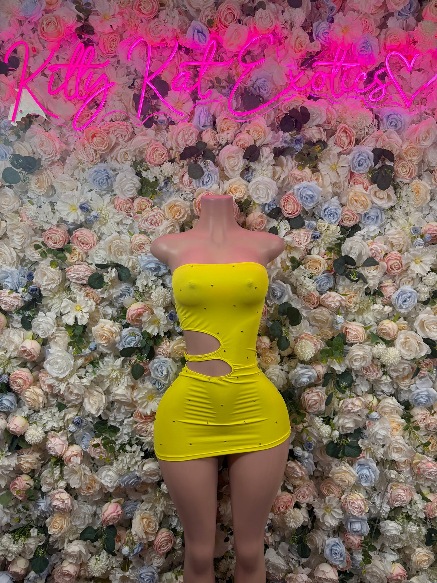 Women’s Yellow Dress   – Exotic Dancewear