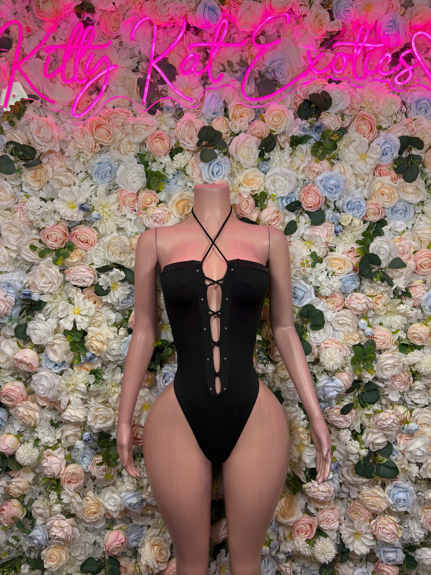 Black One Piece Rave Outfit for Performers, & Festival Clothing Exotic Dancewear