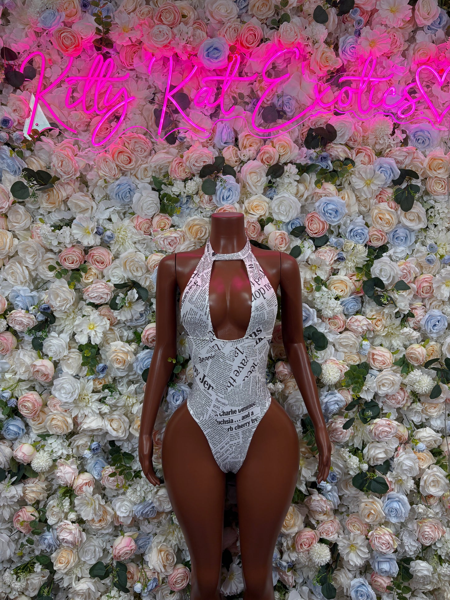 White Bodysuit Festival - Rave Outfit, Exotic Dancewear, Summer Performer Costume