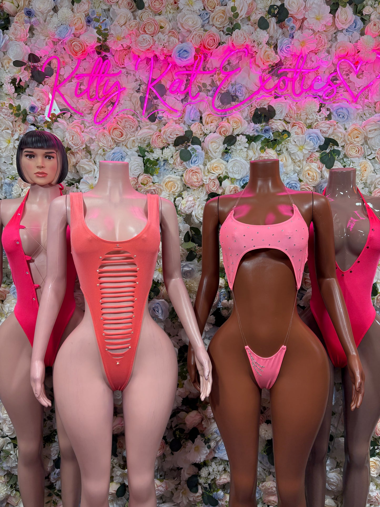 Coral Bodysuit - Exotic Dancewear for Performers, Raves, & Festival Clothing