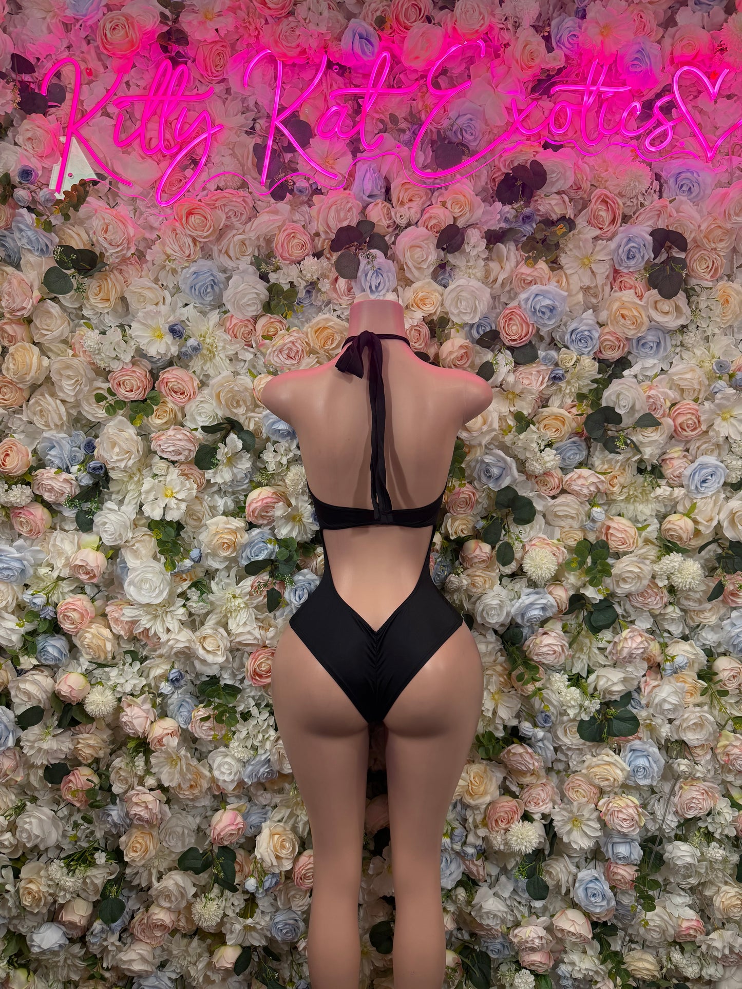 Black Bodysuit One-Piece Ravewear Bartender Outfit Clubwear