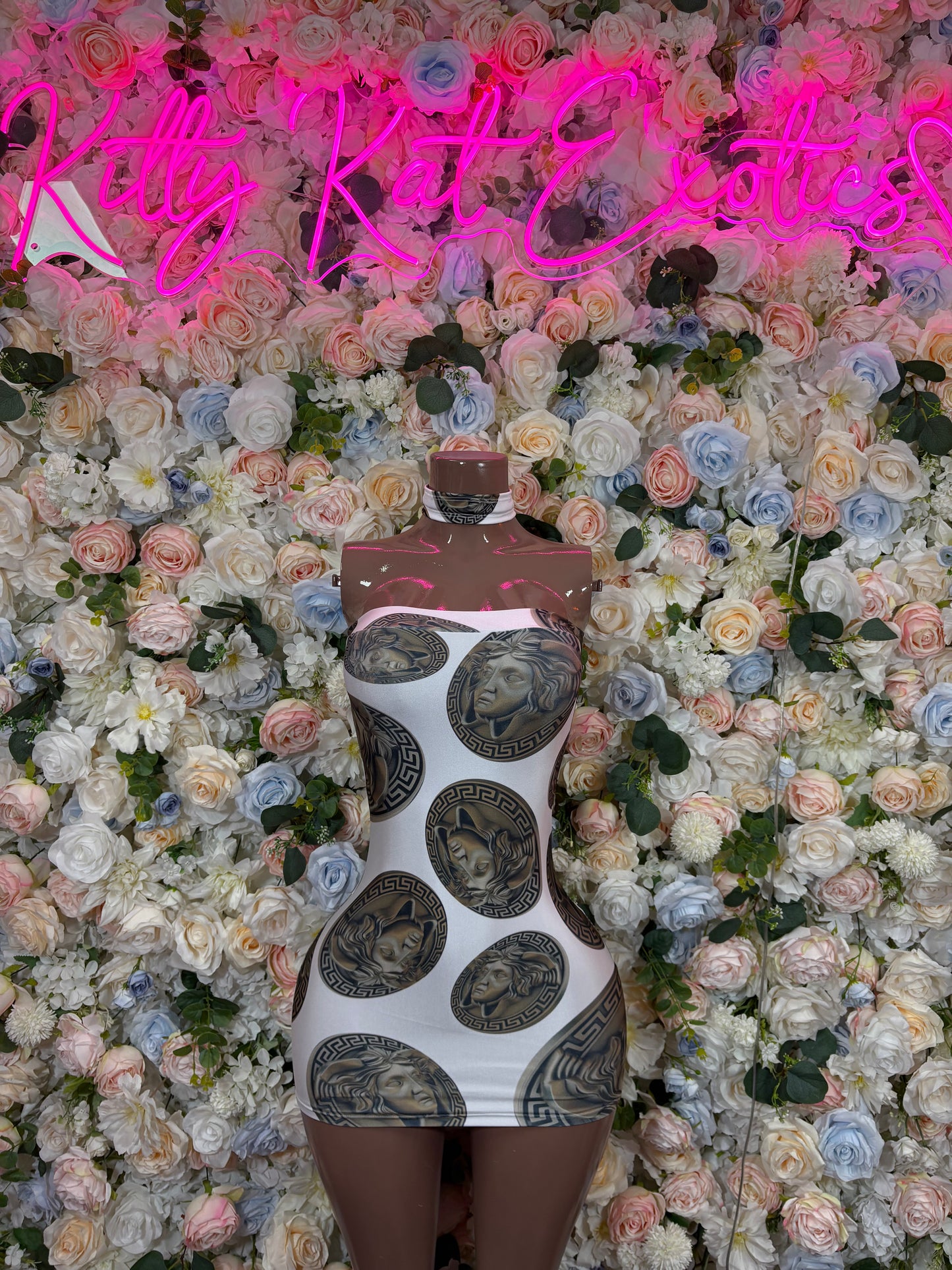 Medallion Print Dress -  Exotic Dancewear