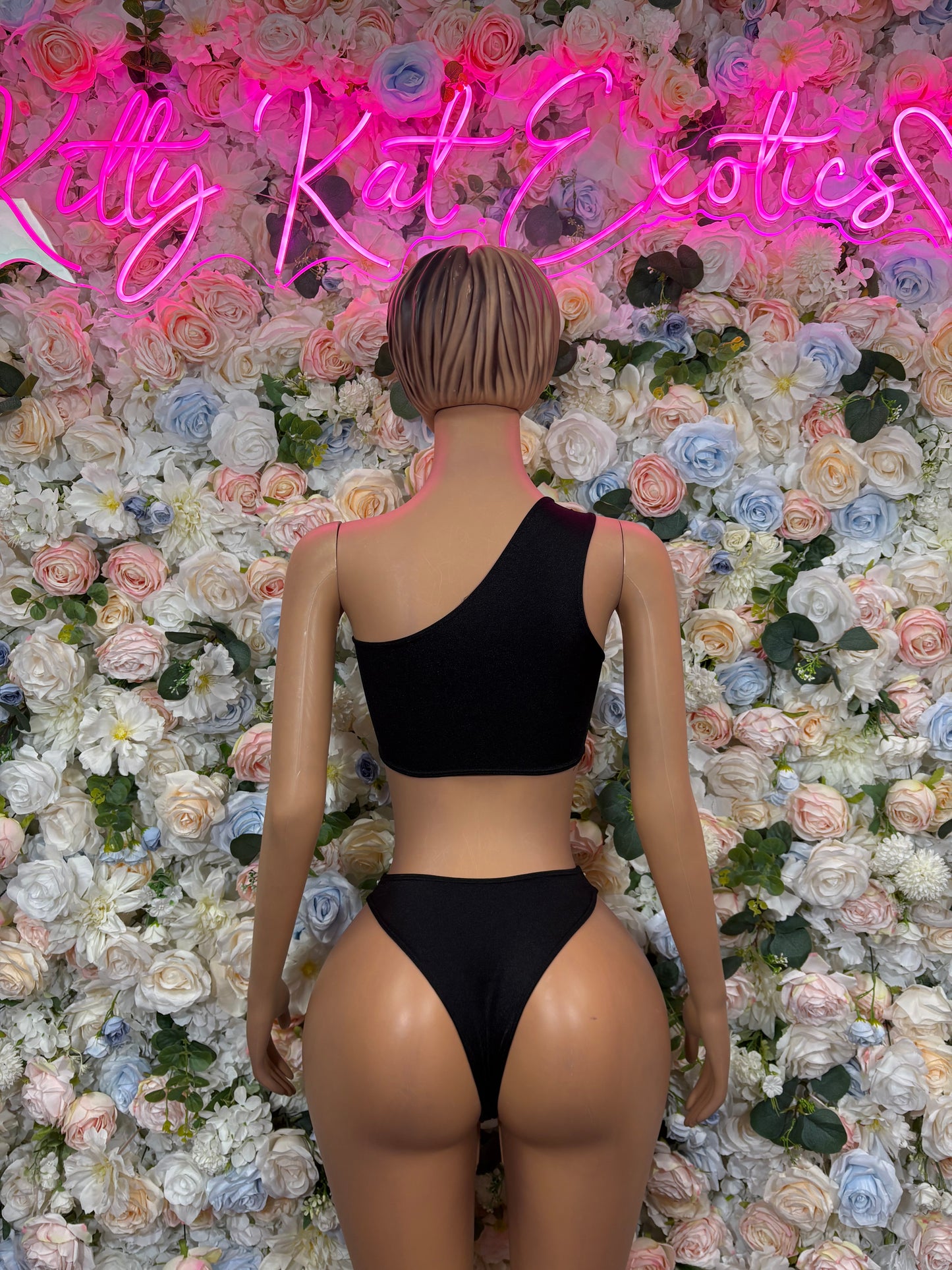 Black Two Piece Set Festival Outfit Dancewear Clubwear Ravewear