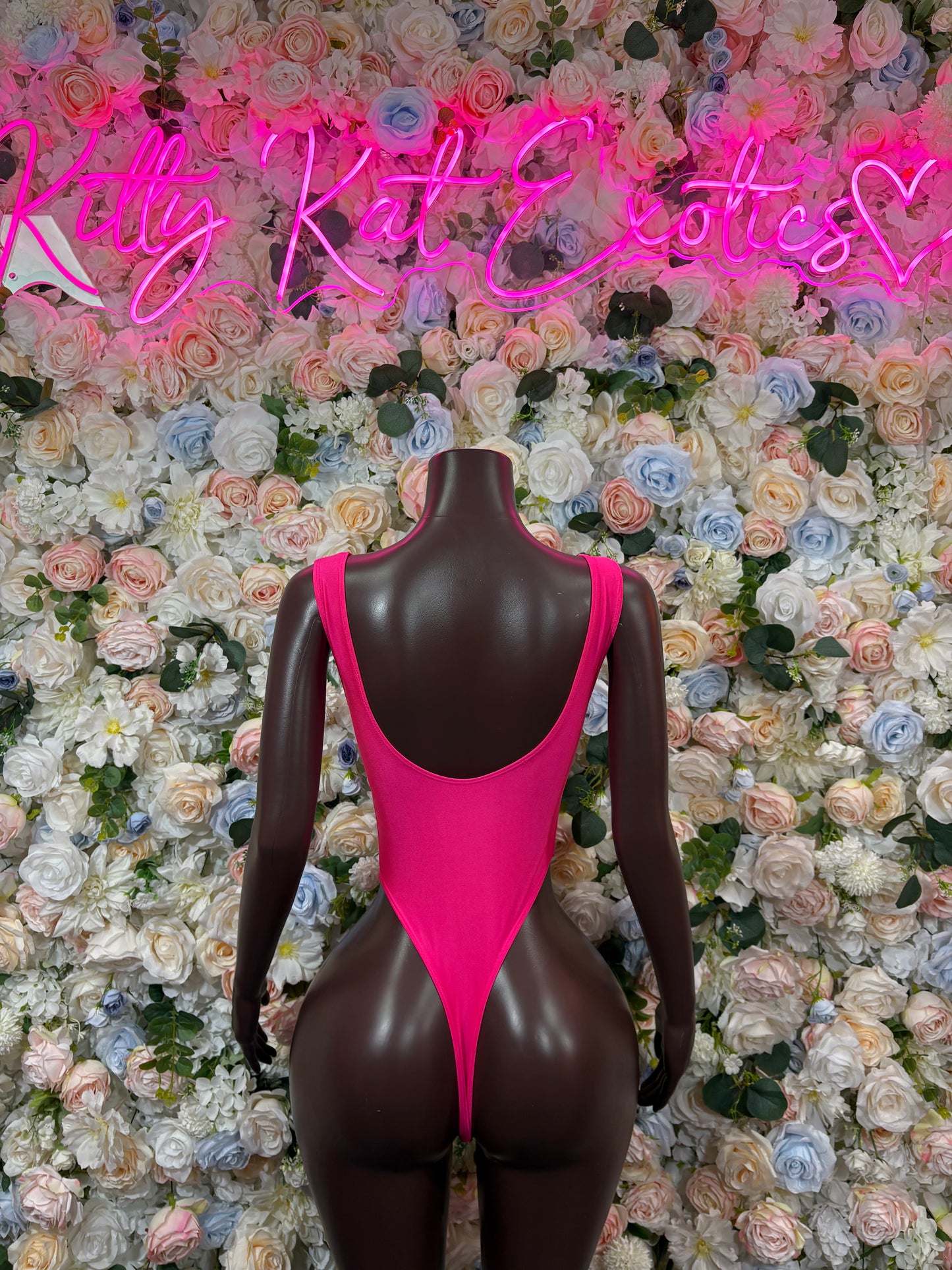 Pink Bodysuit Exotic Dancewear