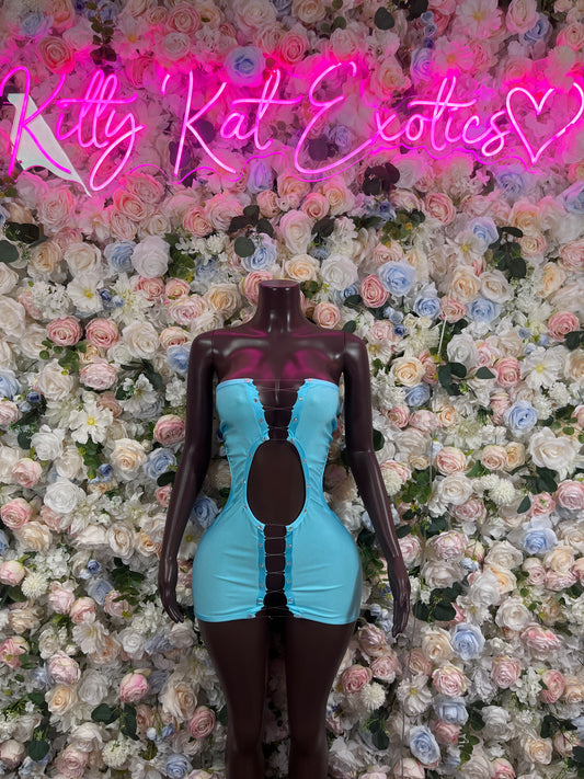 Teal Dress Exotic Dancewear