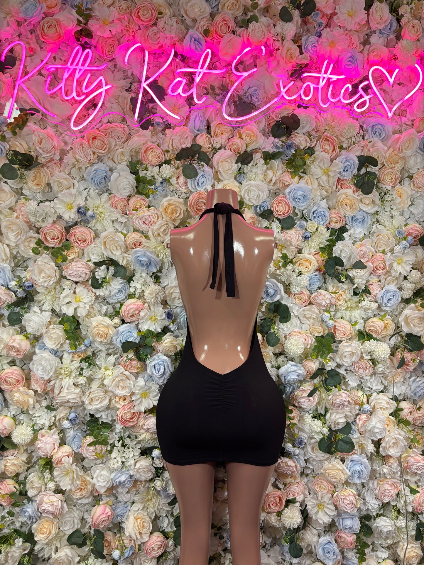 Black Dress - Sexy Date Night Club Dress | Rave Festival Exotic Dancewear Clubwear Bottle Girl Ravewear