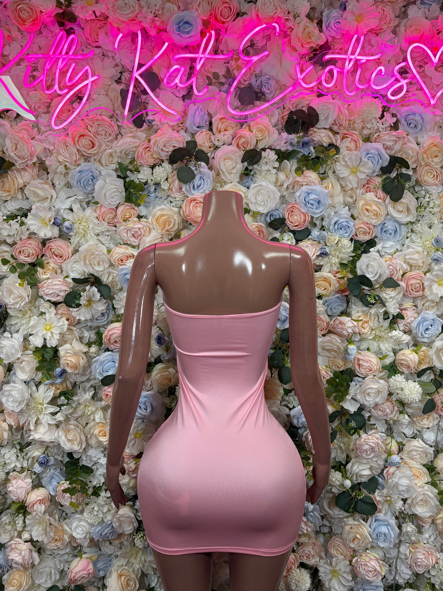 Baby Pink Dress Dancewear Rave Wear Festival Outfit Clubwear Women’s Clothing