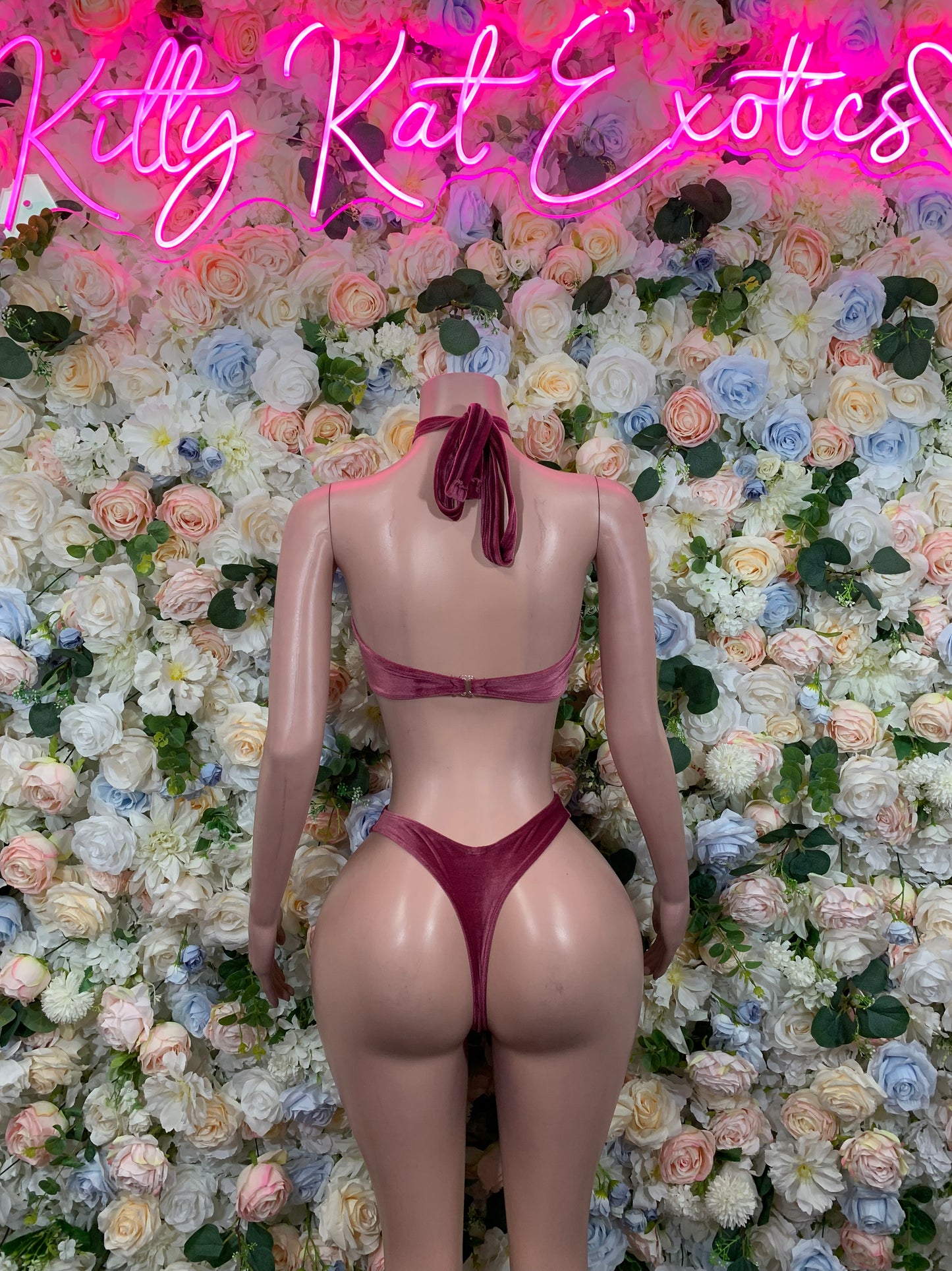 Burgundy Two Piece Rave Outfit, Rave Festival Wear