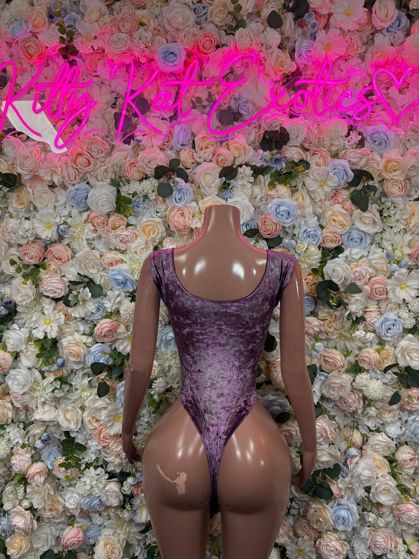 Burgundy Bodysuit Rave Festival Outfit - Exotic Dancewear