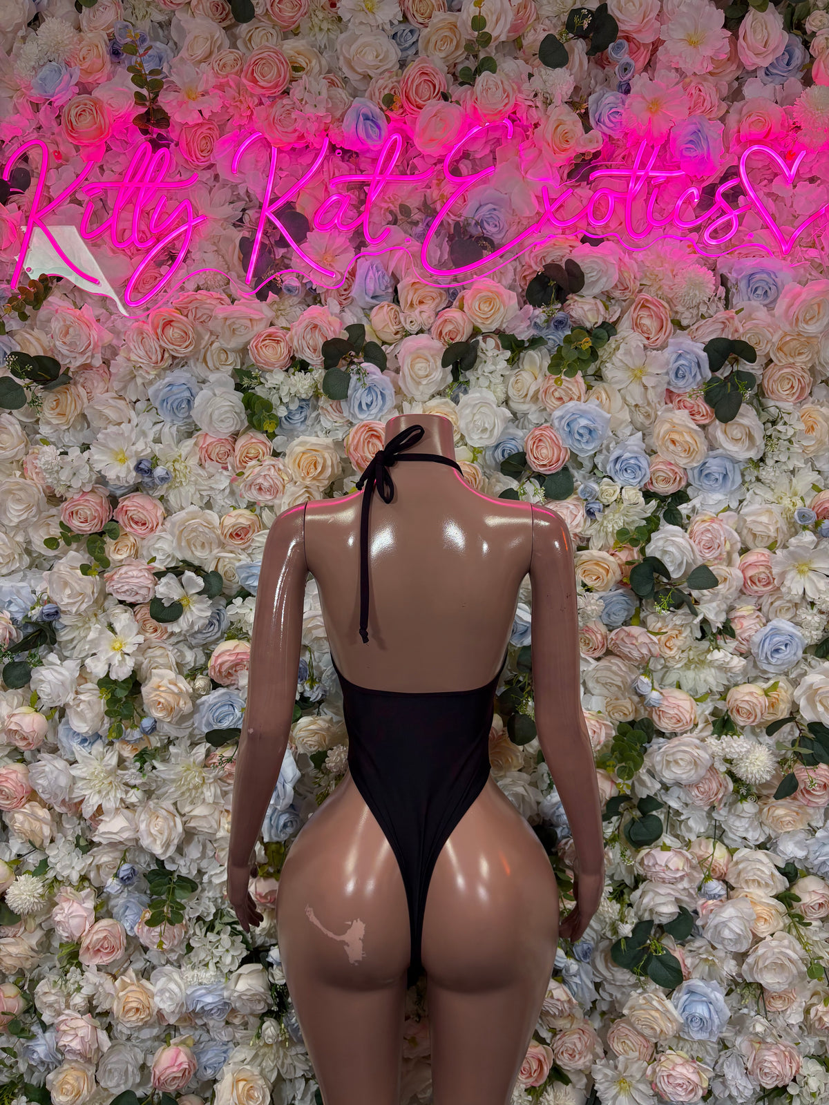 Black Rave Bodysuit One Piece Festival Outfit, High Cut Clubwear, Dance Performance Look
