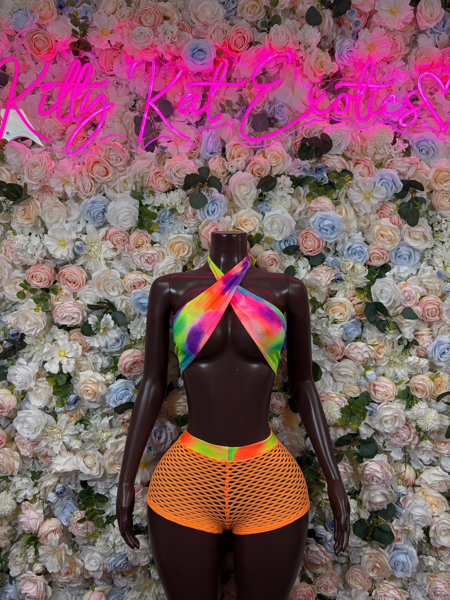 Festival Bodysuit Orange Two-Piece