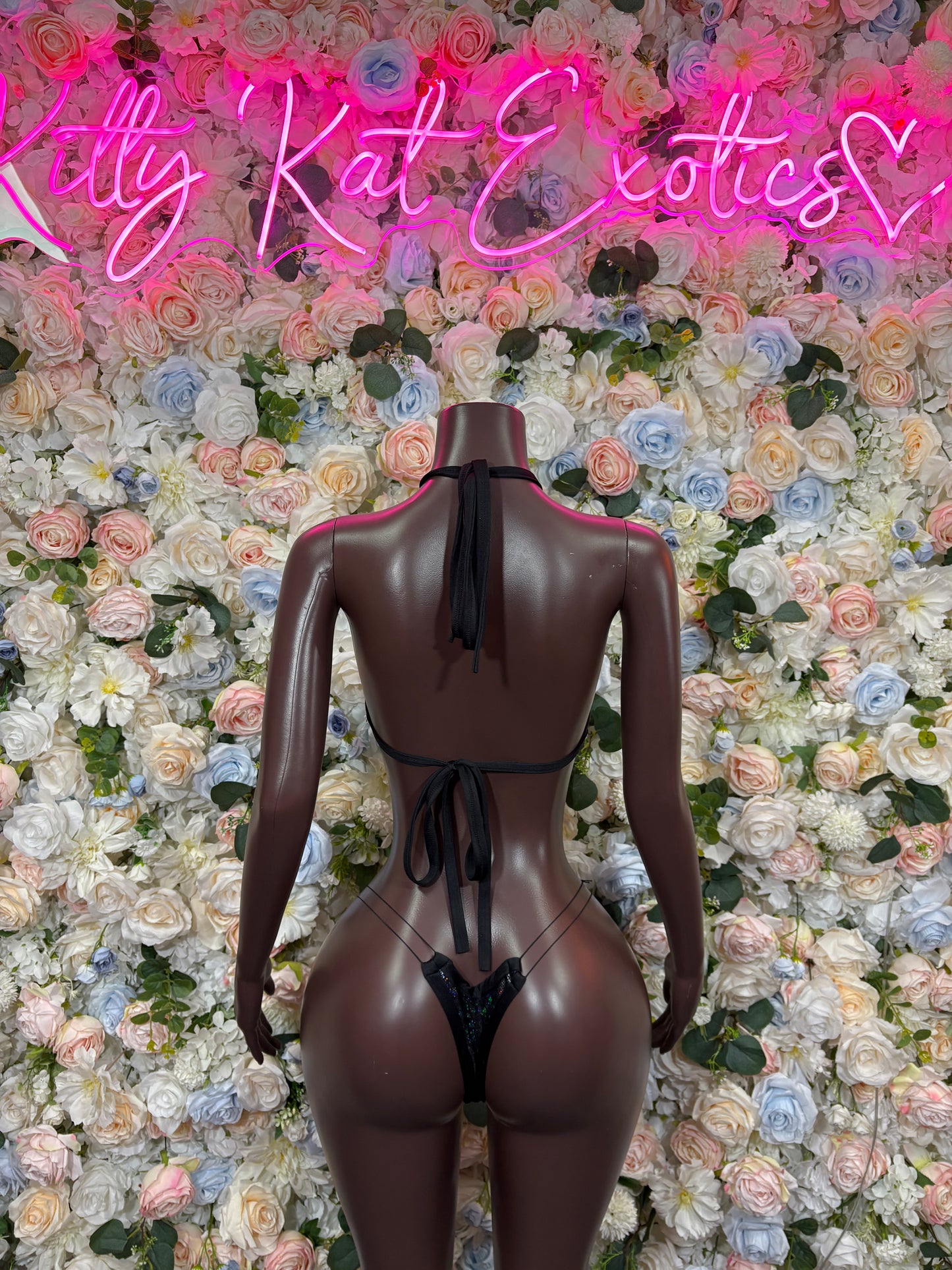 Black Two Piece Set Festival Outfit Dancewear Clubwear Ravewear