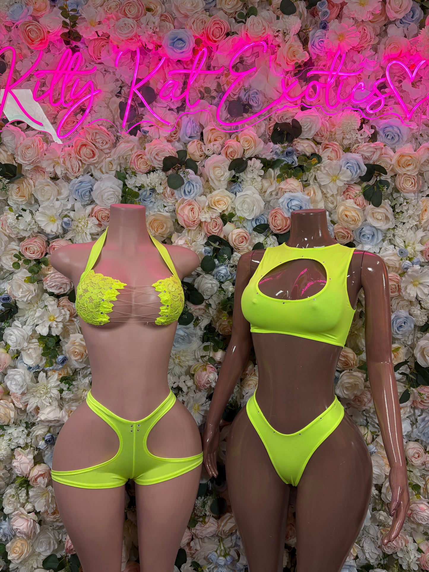 Women’s Festival Clothing Neon  Two Piece Set Ravewear –  Dancewear Outfit