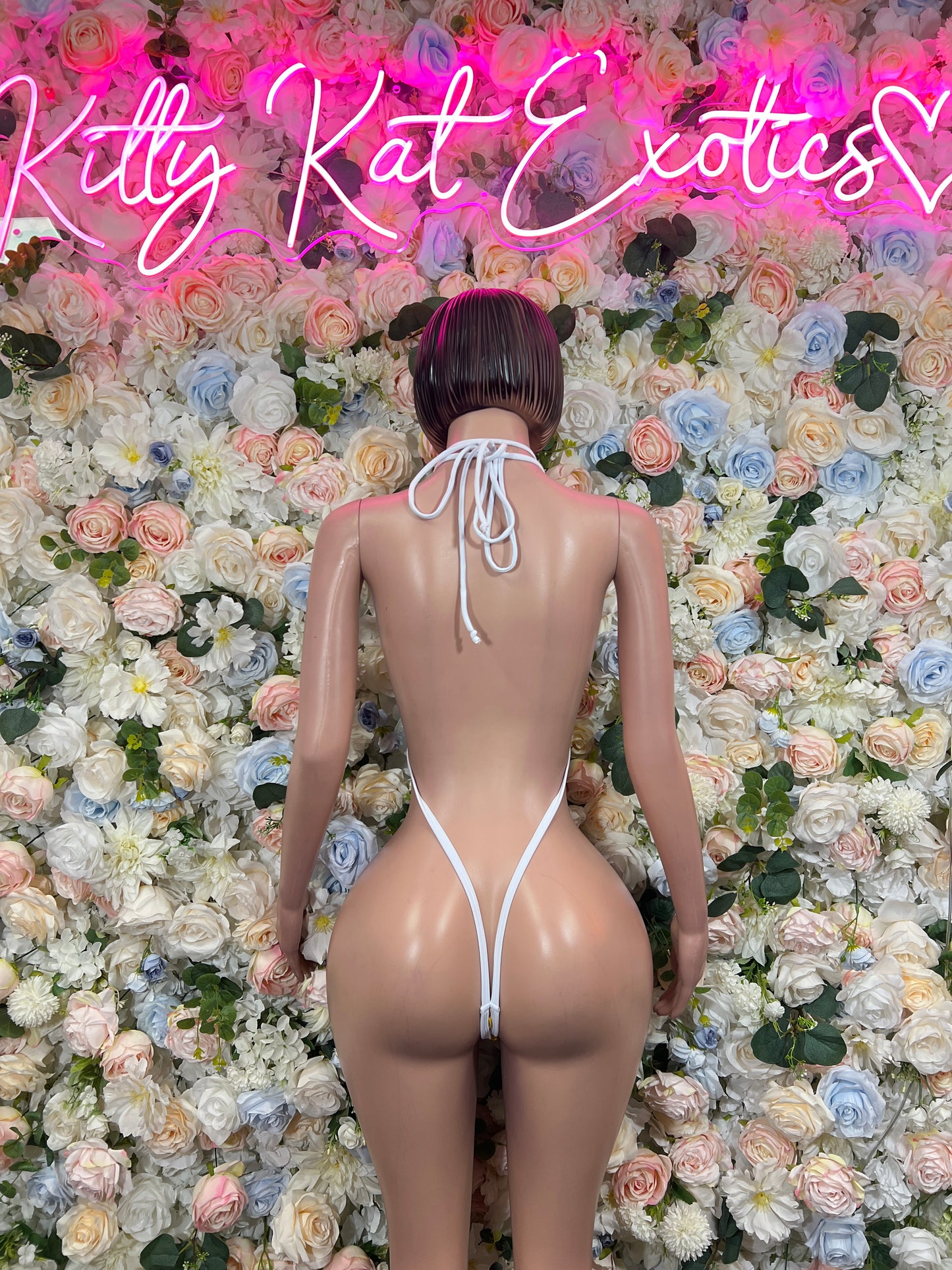 Yellow Latex Bodysuit – Shiny Rave Festival Bottle Girl Exotic Dance Clubwear