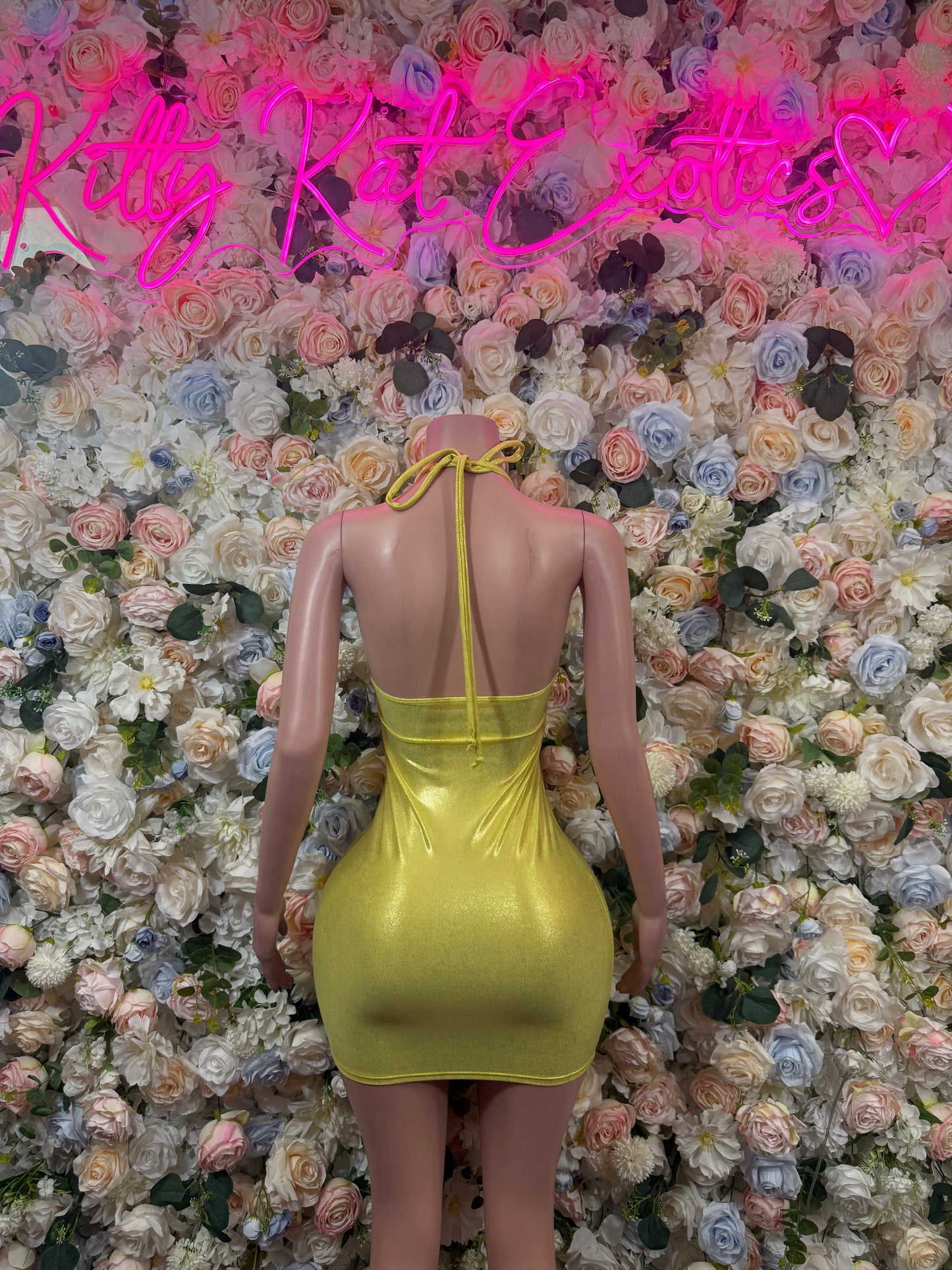 Women’s Gold Dress   – Exotic Dancewear