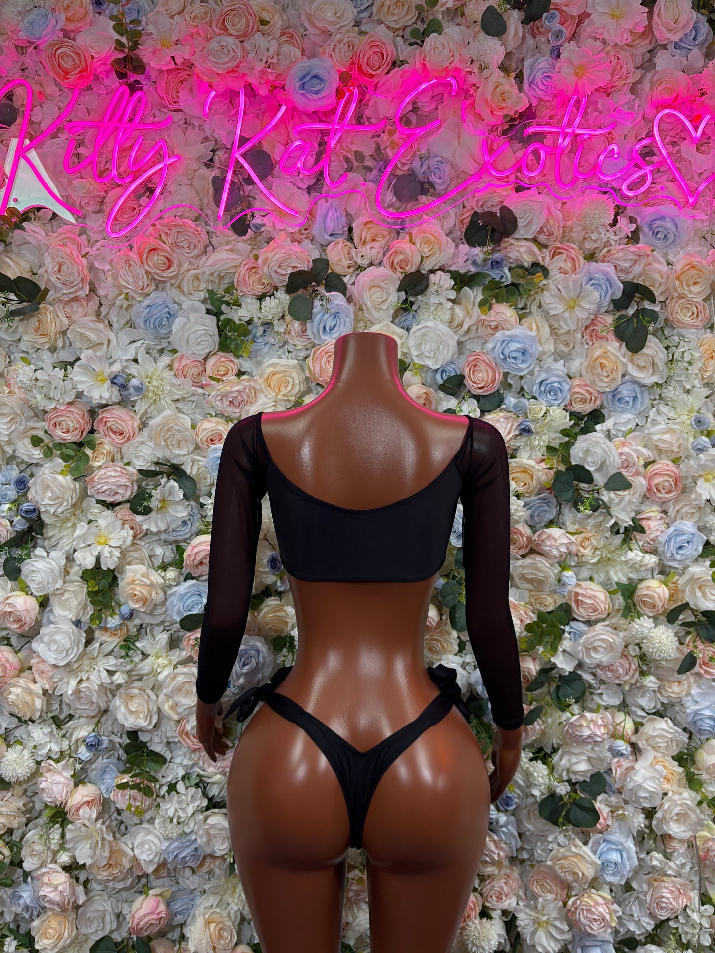 Ravewear Black Two Piece Set Festival Outfit Dancewear Clubwear