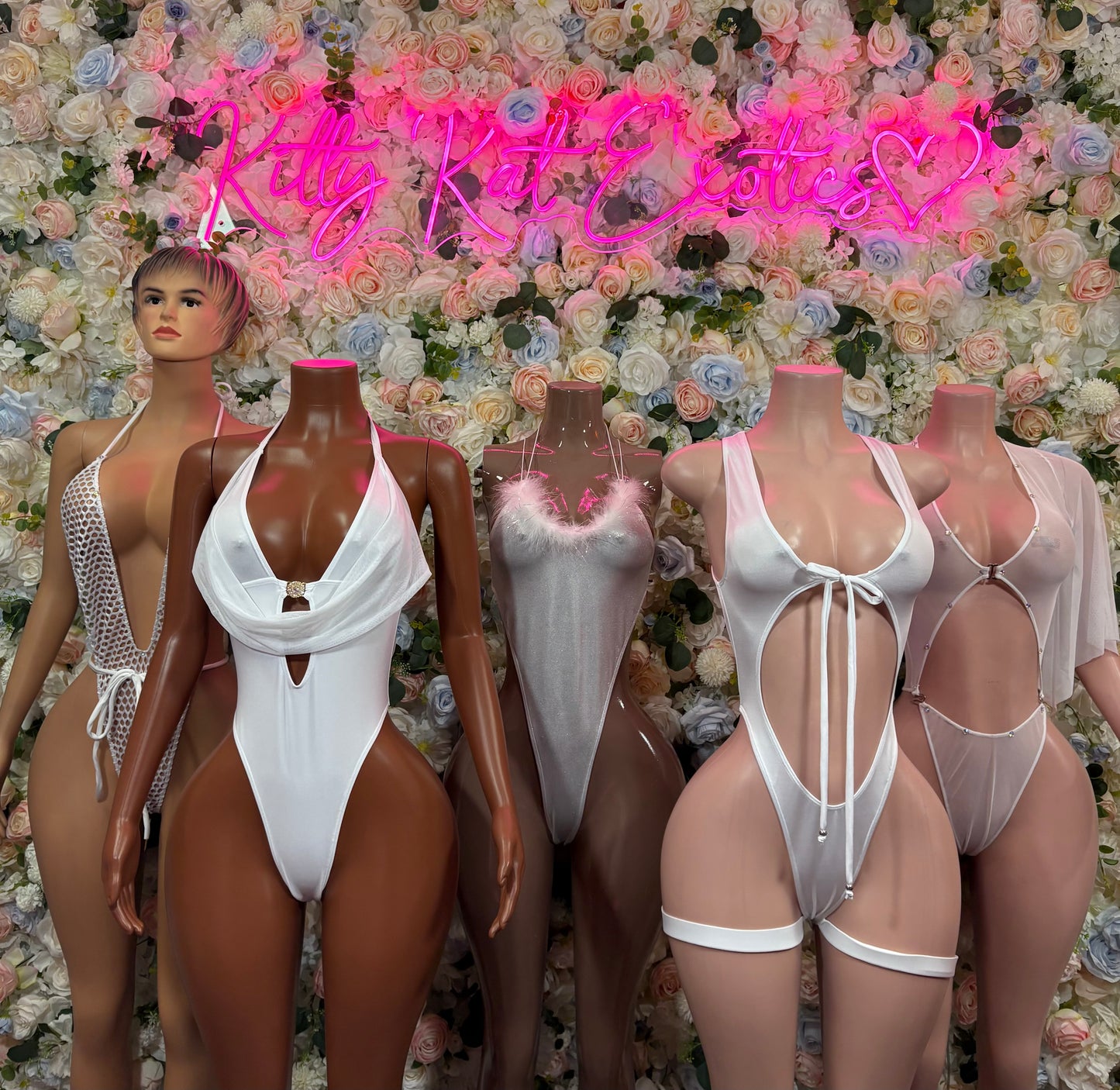 White Bodysuit Women | Sexy Rave Festival Outfit, Bottle Service Clubwear, One Piece Dancewear for Strippers & Festival Goers