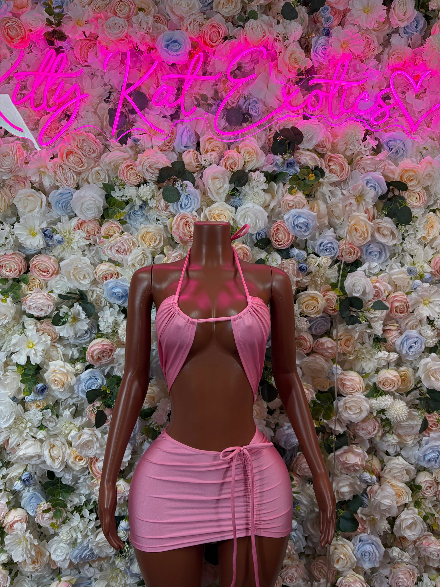 Pink Dress Exotic Dancewear