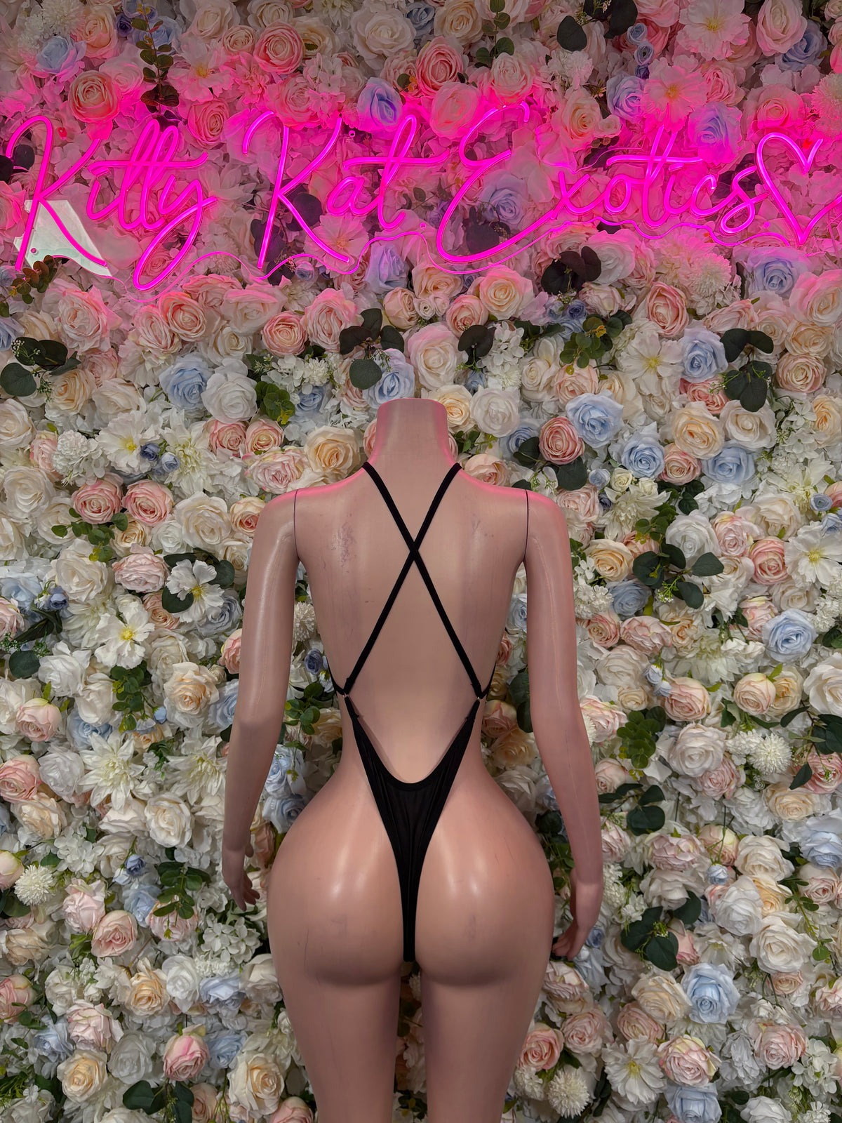 Bartender Outfit One-Piece  Bodysuit -  Black  | Exotic Dancewear for Performers, Raves, & Festival Clothing