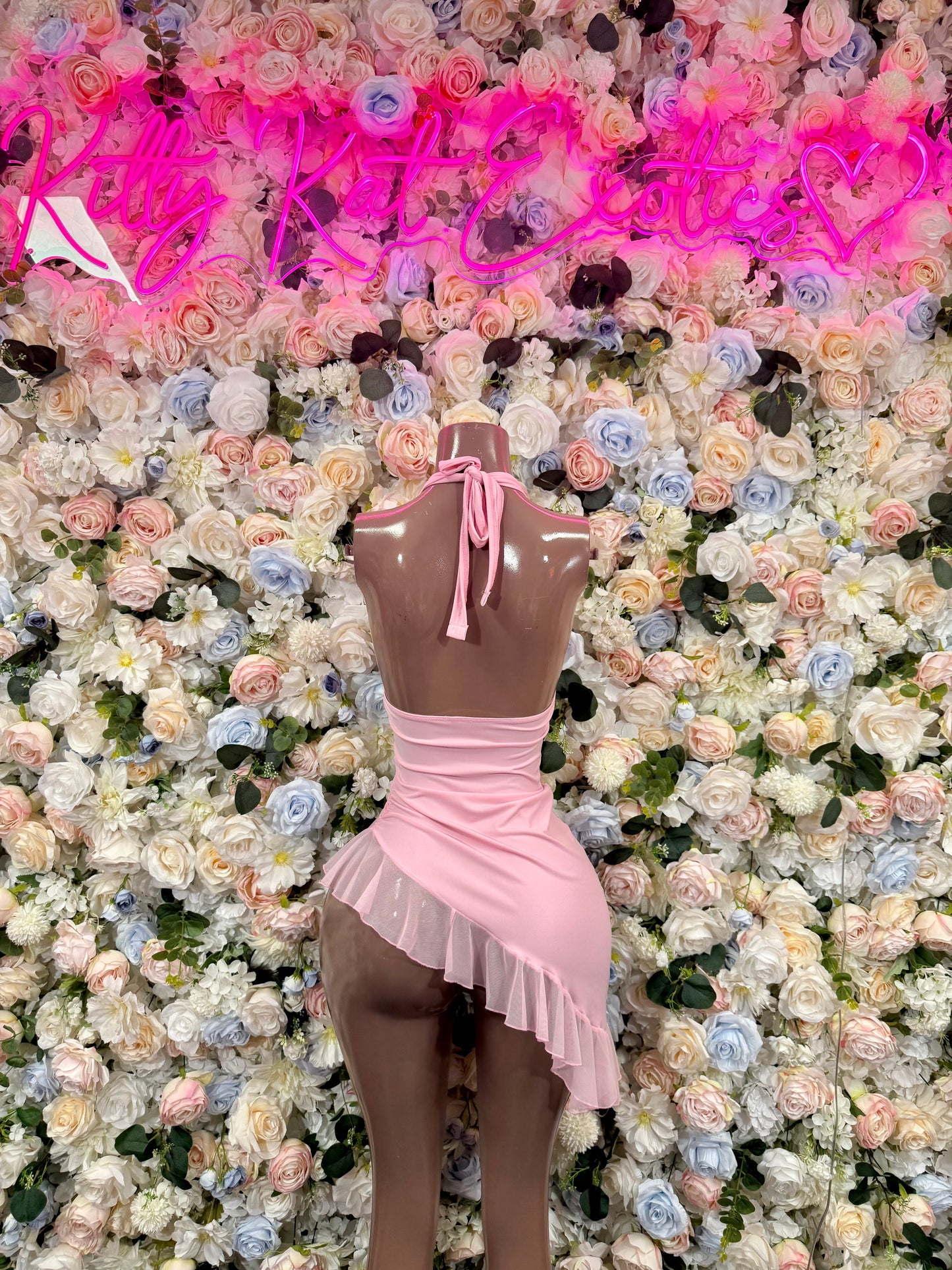 Women’s Baby Pink Dress  Clubwear Dress