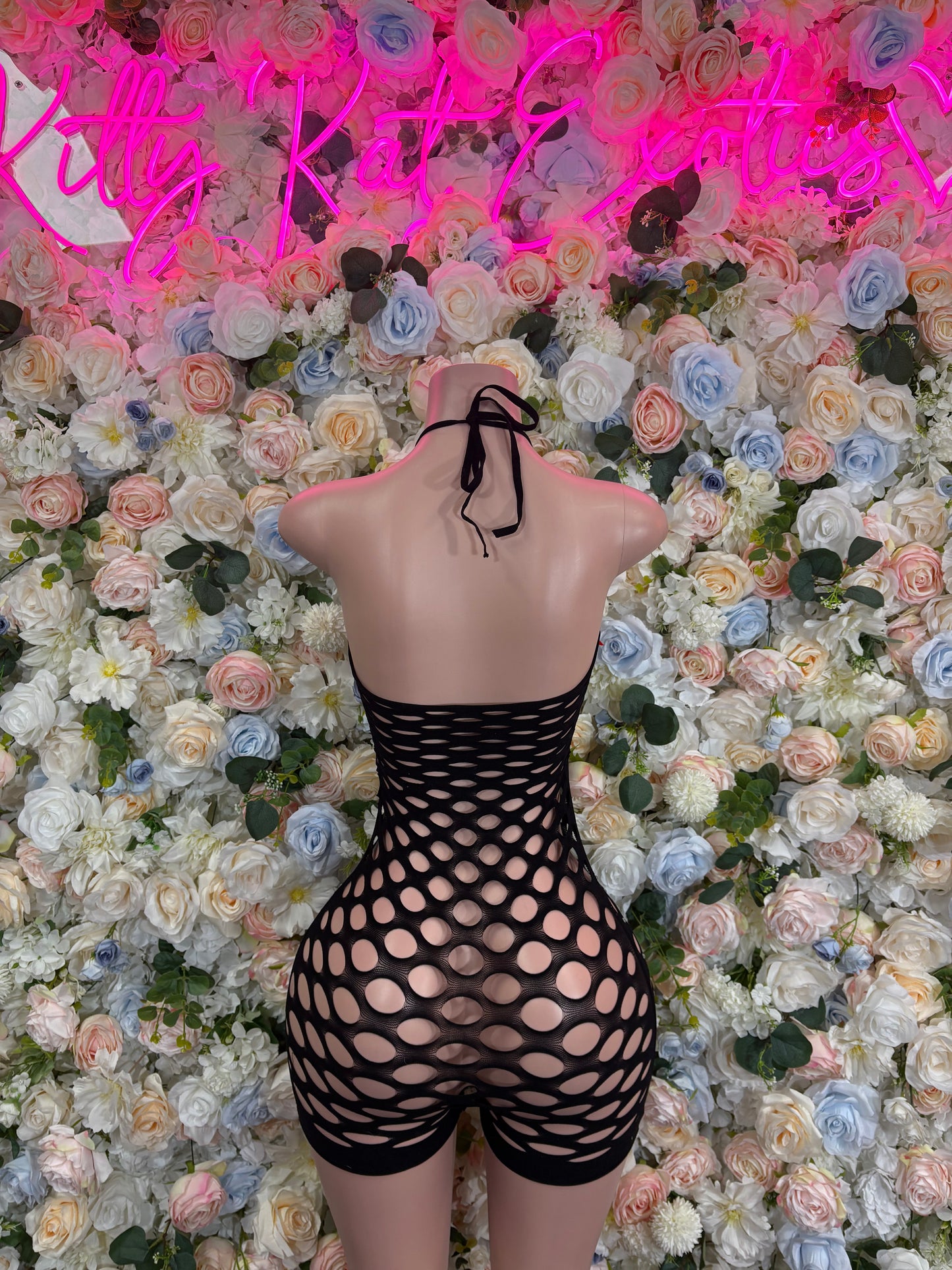 Fishent Dress Black Custom Exotic Dancewear Festival wear